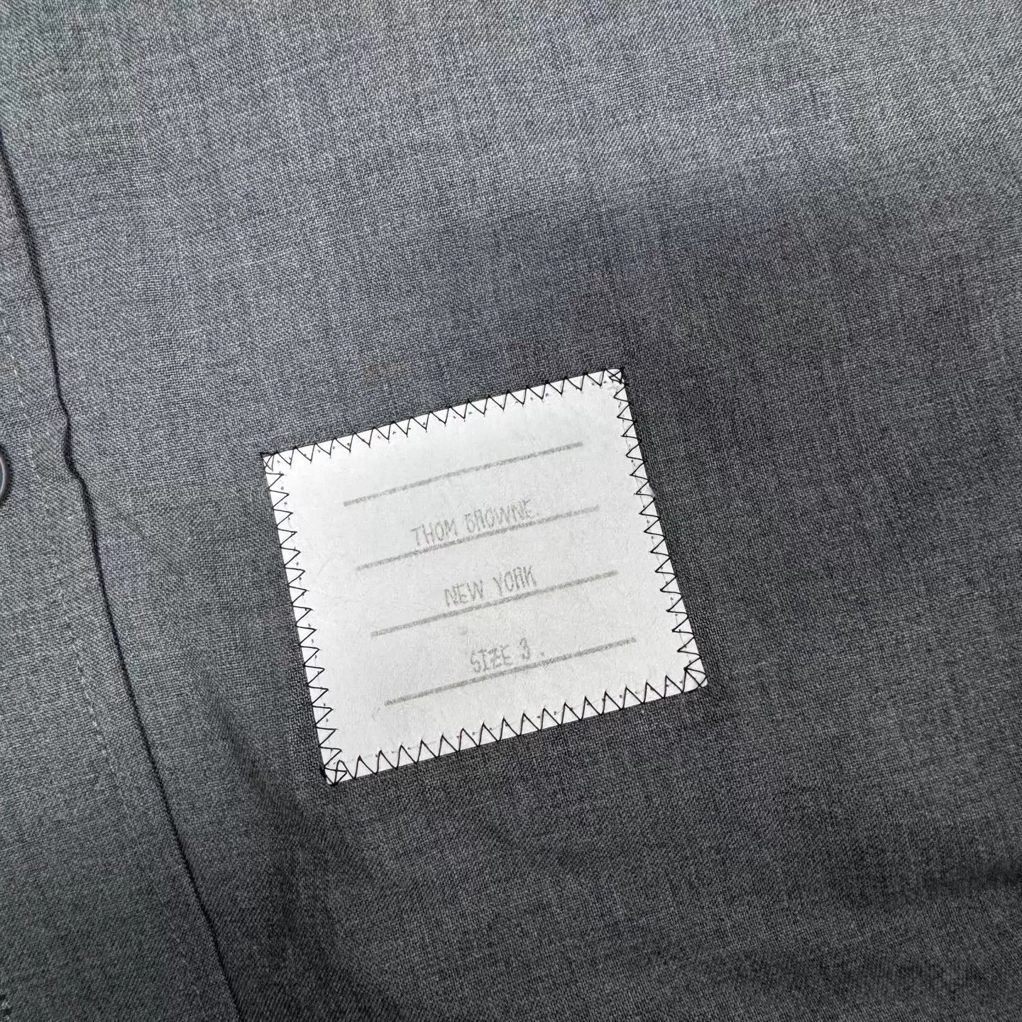 Thom Browne Thom Browne 4-stripe wool gray shirt-jkt 3 99 new Size L / US 10 / IT 46 - 5 Thumbnail