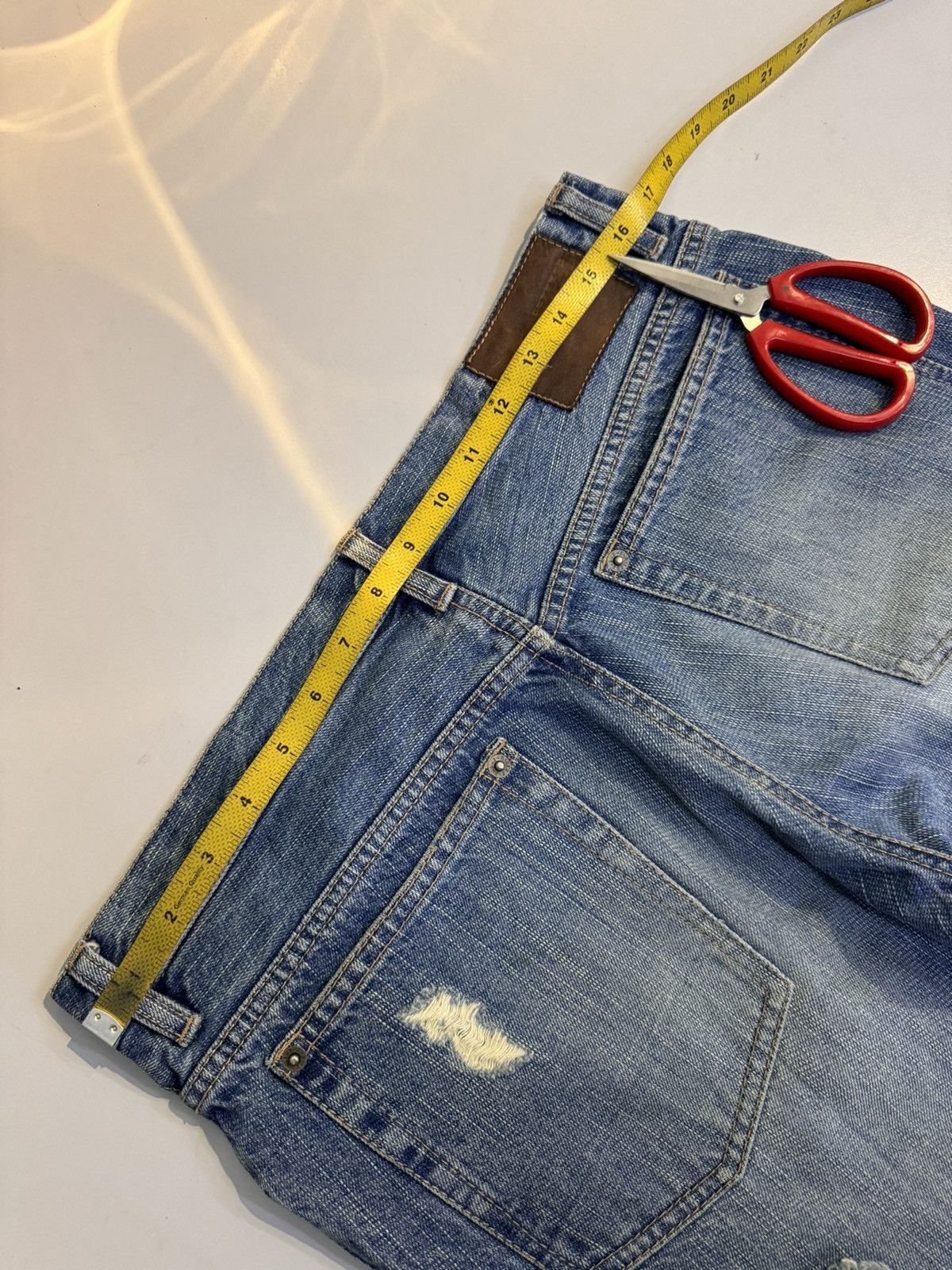 PPFM PPFM Japanese Leather Pie Jeans Size 33 inches Size US 33 - 7 Thumbnail