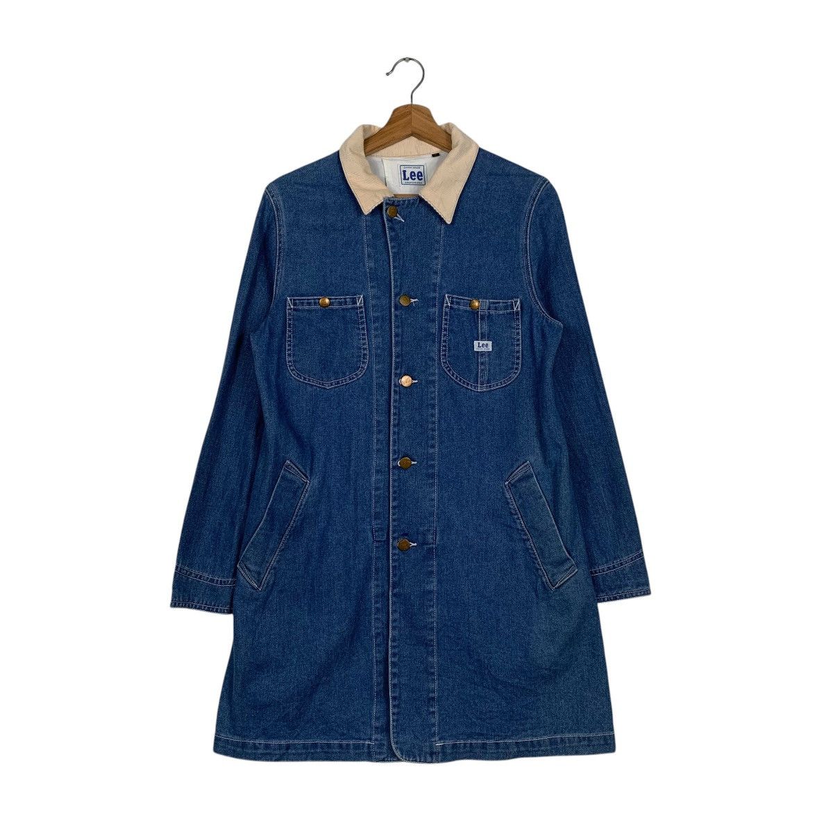 Lee Vintage Lee Sanforized Denim Long Jacket Size US L / EU 52-54 / 3 - 1 Thumbnail