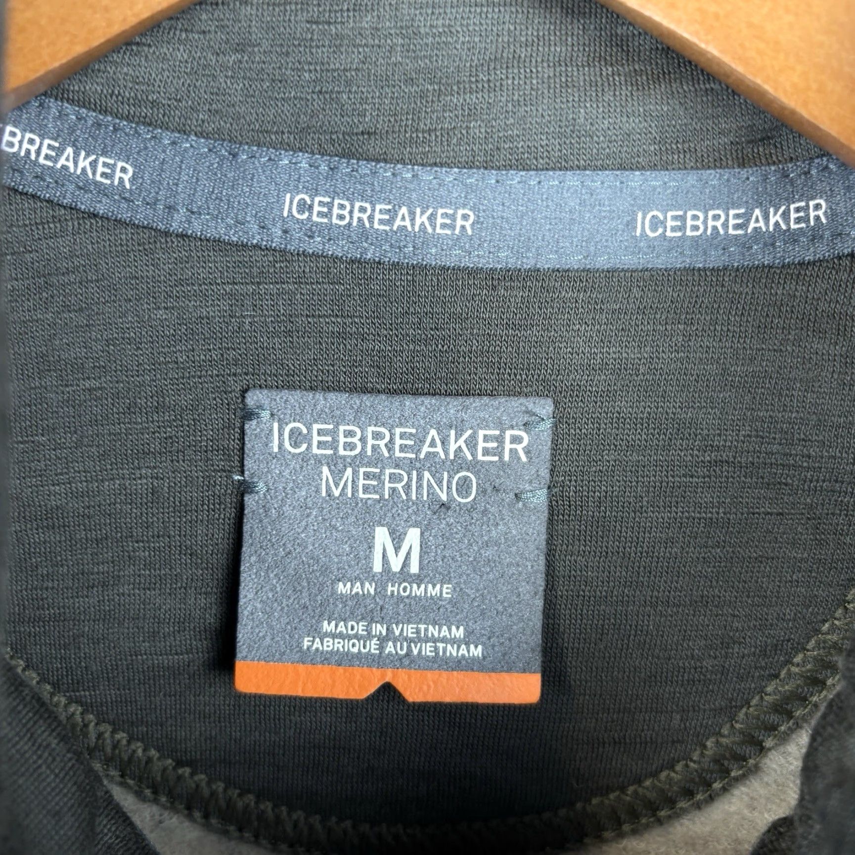 Icebreaker Icebreaker Mens M Camo Wool Blend Full Zip Merino Jacket Size US M / EU 48-50 / 2 - 5 Thumbnail