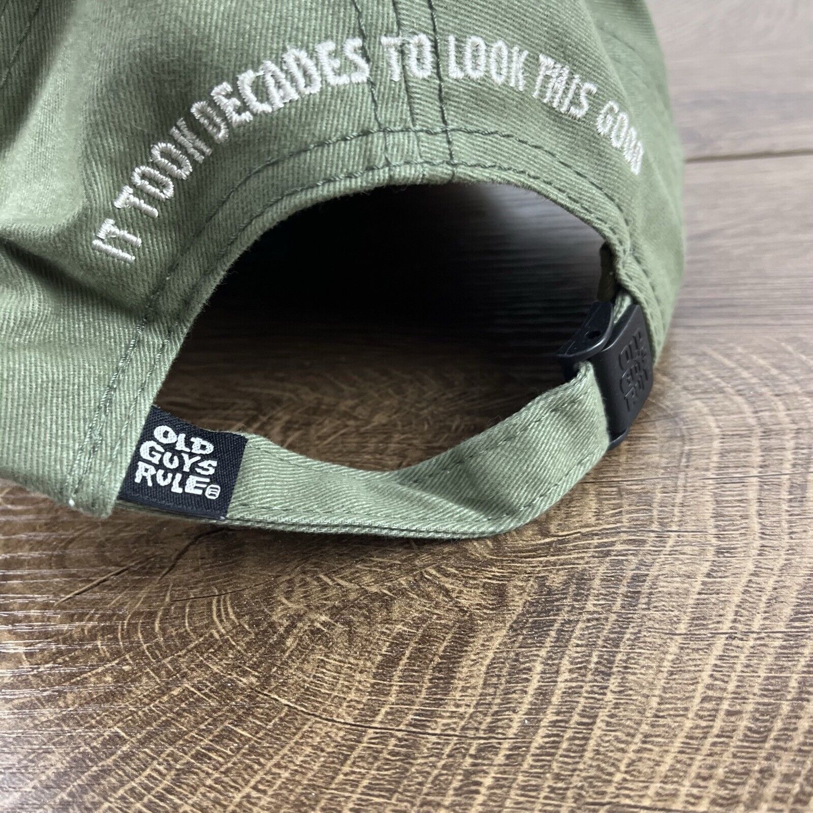 Other Old Guys Rule Hat Old Guys Hat Green Hat Adjustable Hat Gree Size ONE SIZE - 12 Thumbnail