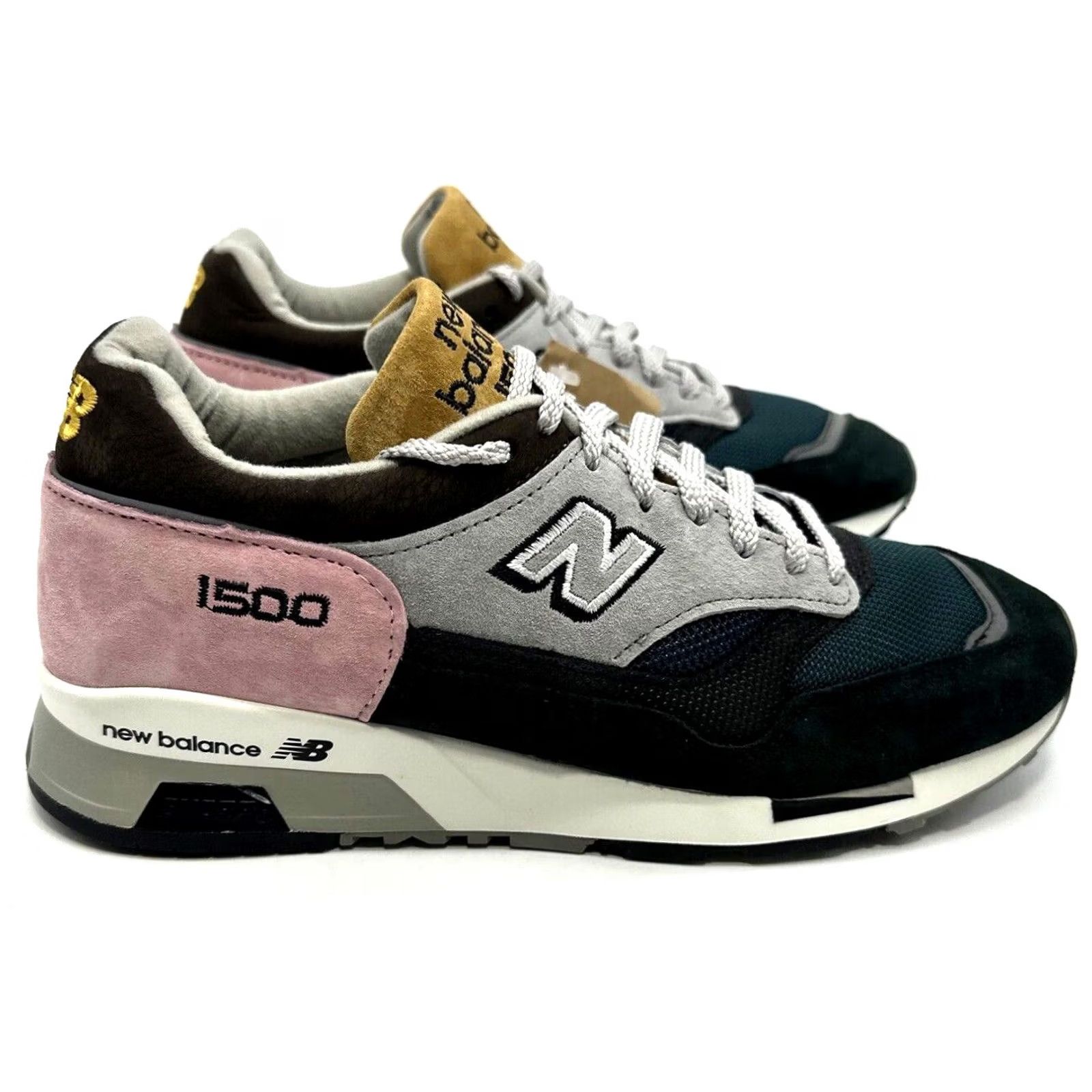 New Balance New Balance 1500 Sneaker Made in England Mens Size 7 D Gray Teal Pink Multicolor NB 1500 Shoe Shoes Mens Size US 7 / EU 40 - 4 Thumbnail
