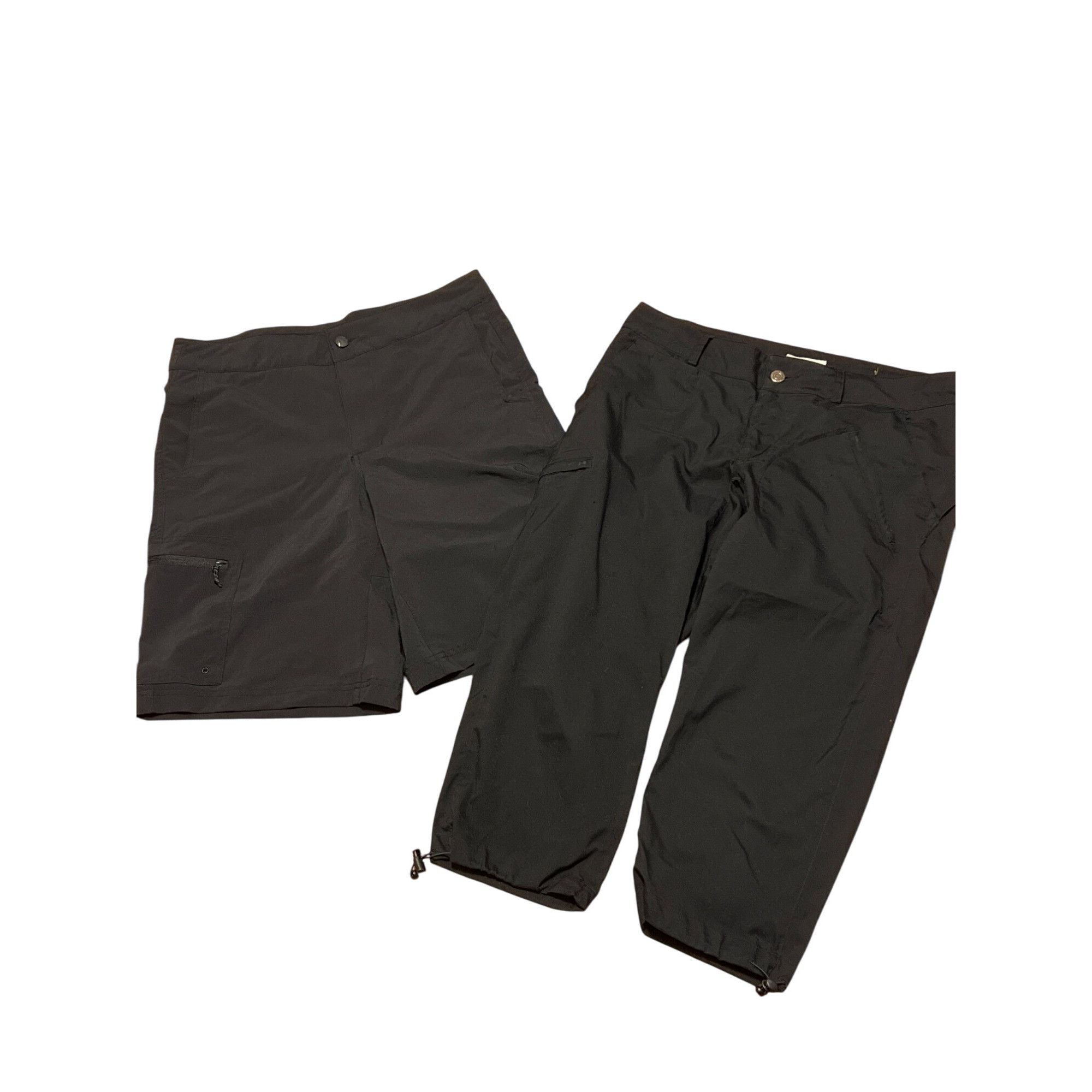 Other Magellan Outdoors 2 Pair Womens Bottoms Shorts Capris Black Size 30" / US 8 / IT 44 - 1 Thumbnail