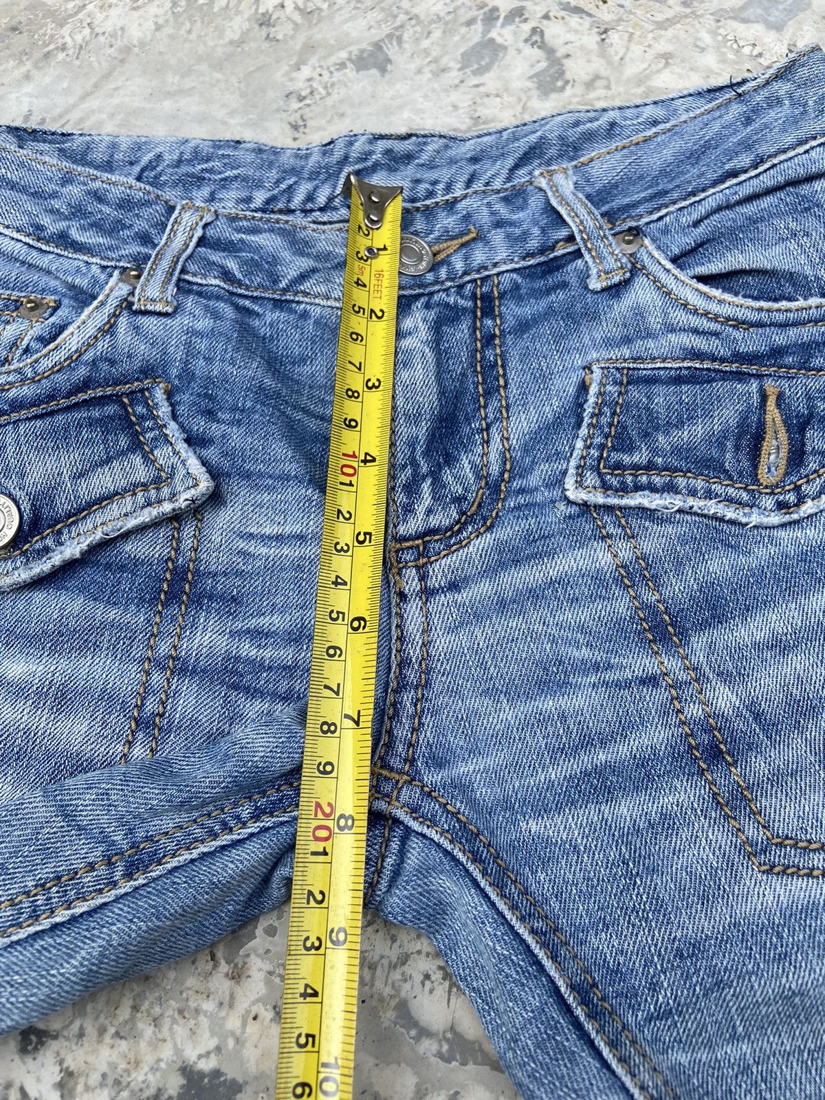 Beauty Beast × Hysteric Glamour × Vintage Vintage Y2K denim flare japanese double pocket Size 27" / US 4 / IT 40 - 8 Thumbnail
