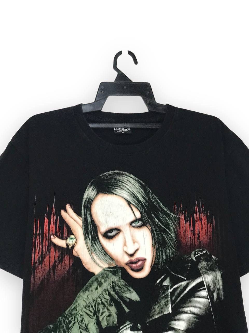 Band Tees × Vintage vintage Marilyn Manson rock american musician metal horror Size US L / EU 52-54 / 3 - 2 Thumbnail