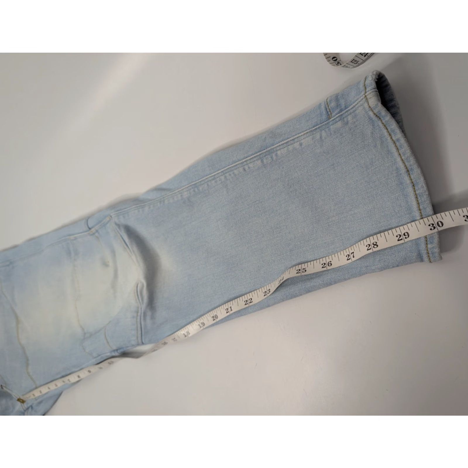 G-Star G Star Raw 5620 3D Slim Jeans Mens 32x30 Blue Denim Button Fly Double Knee Light Men Jeans 3D Slim Blue Denim Button Fly 32x30 G-Star Elwood 5620 Size US 32 / EU 48 - 6 Thumbnail