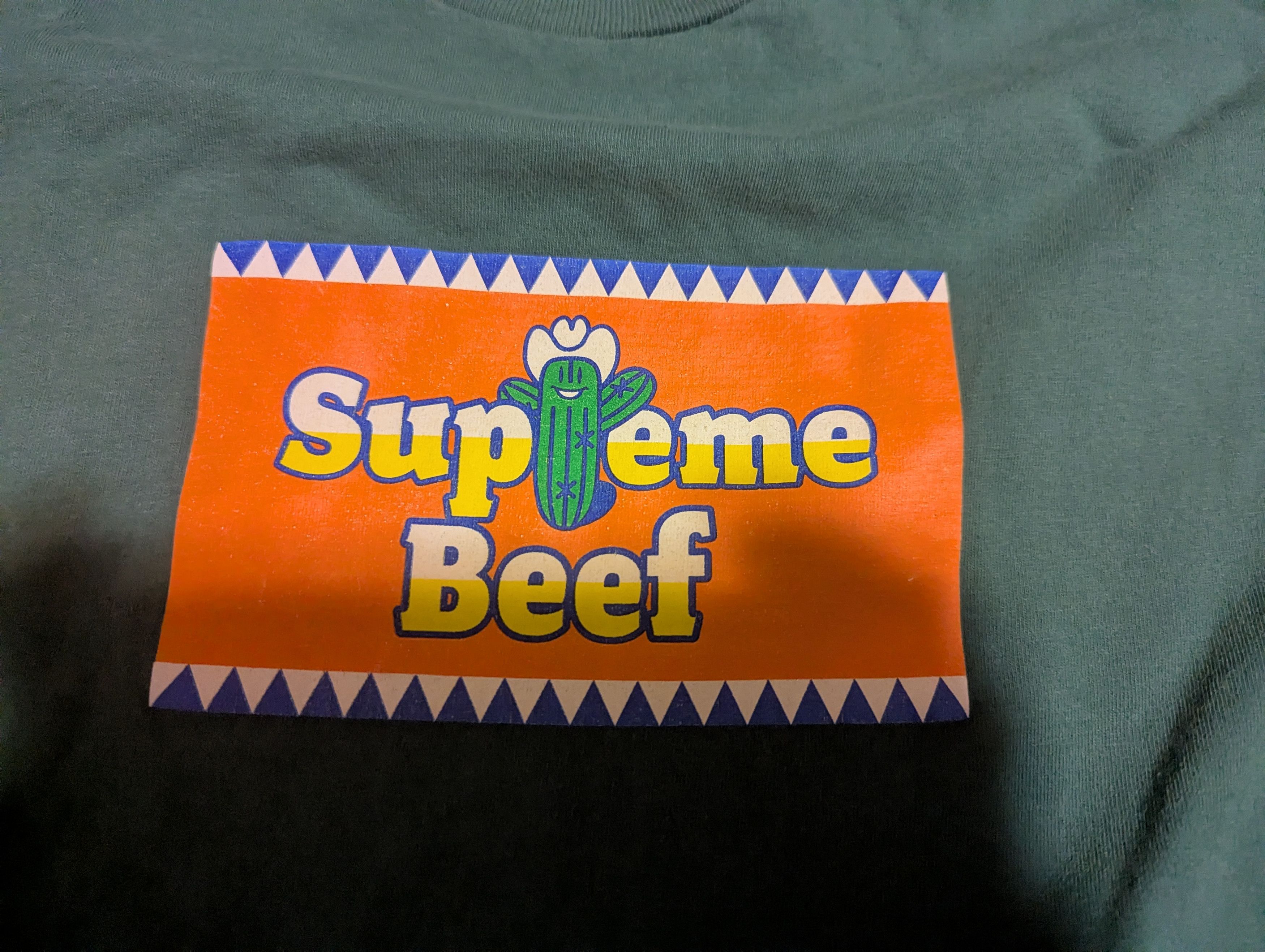 Supreme Supreme Beef S/S Tee in Pine Green Size US XL / EU 56 / 4 - 2 Thumbnail