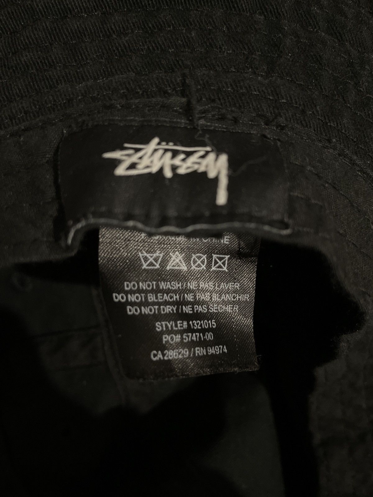 Stussy Stussy bucket hat Size 30 - 3 Thumbnail