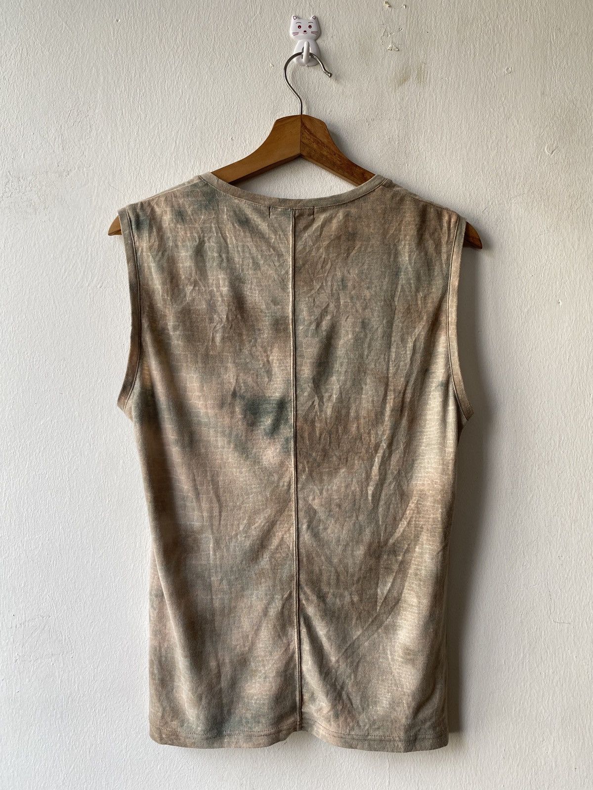 Japanese Brand 1990s - Tornado Mart Japan Ices Dyed Sleeveless Tee Size US S / EU 44-46 / 1 - 4 Thumbnail