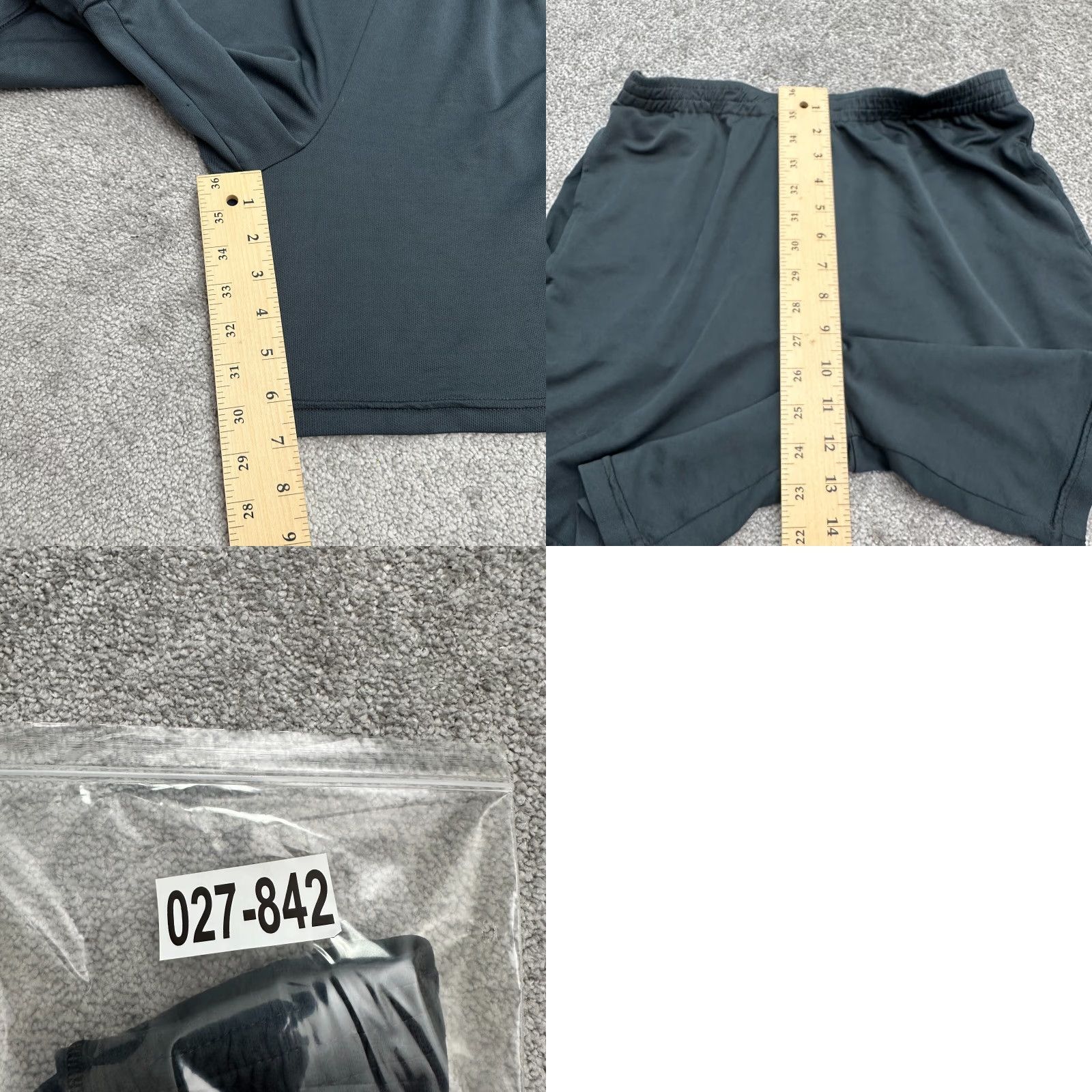 Starter Starter Basketball Shorts Mens Small Gray Elastic Waist Pockets 28x7 Athletic Breathers Lightweight Casual Sports Size US 29 - 8 Thumbnail
