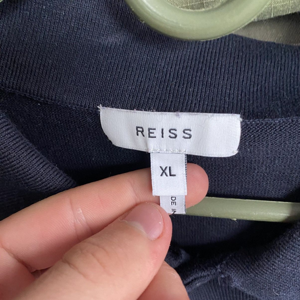 Reiss Luxury Reiss Basic oldmoney designer streetwear polo Size US XL / EU 56 / 4 - 3 Thumbnail