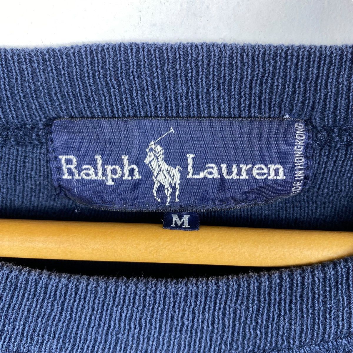 Ralph Lauren × Vintage Vintage 90's RALPH LAUREN Small Embroidery Pony Crewneck Size US M / EU 48-50 / 2 - 5 Thumbnail