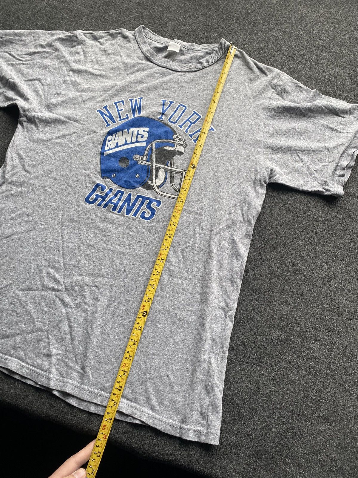 NFL 🔥80s New York Giants Fan gray Vintage tee men nfl league Size US L / EU 52-54 / 3 - 11 Thumbnail