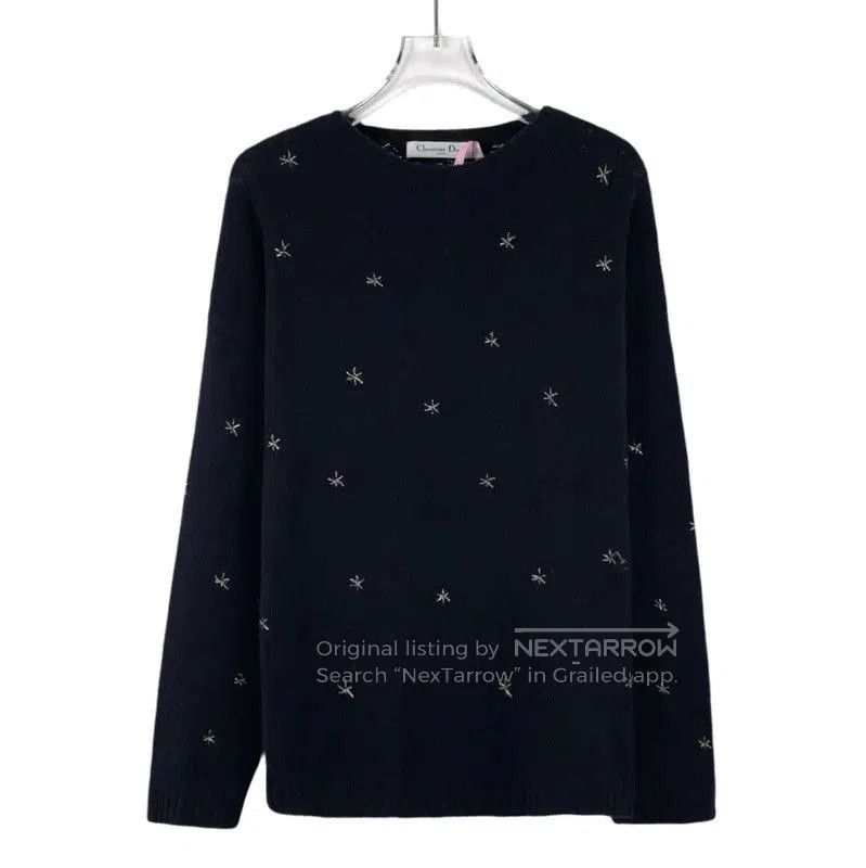 Dior Dior Cashmere Pullover Sweater in Navy Blue . Size XXS / US 00 / IT 34 - 1 Thumbnail