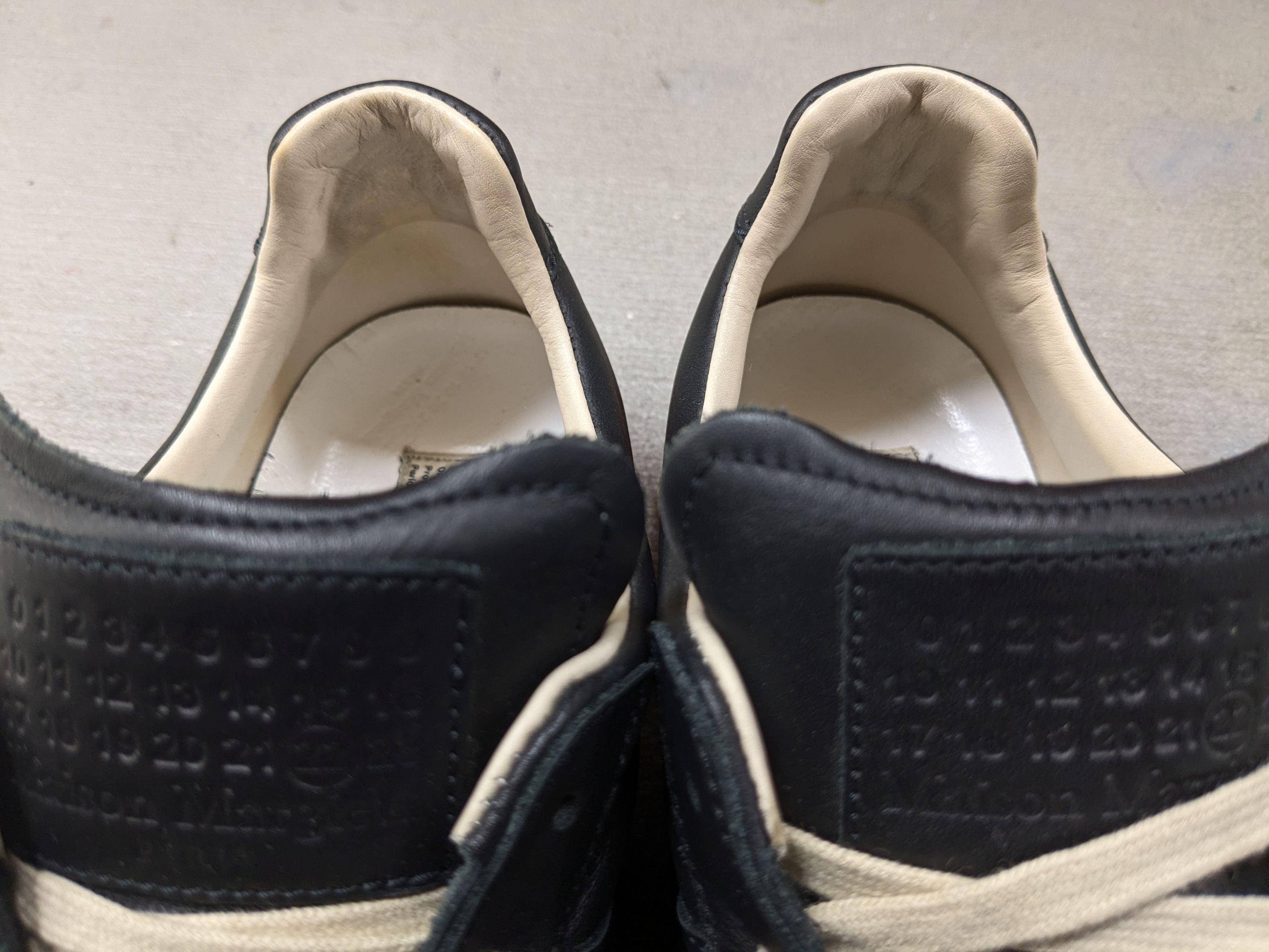 Maison Margiela Maison Margiela GAT Replica Black Orange 9 42 Leather Size US 9 / EU 42 - 8 Thumbnail
