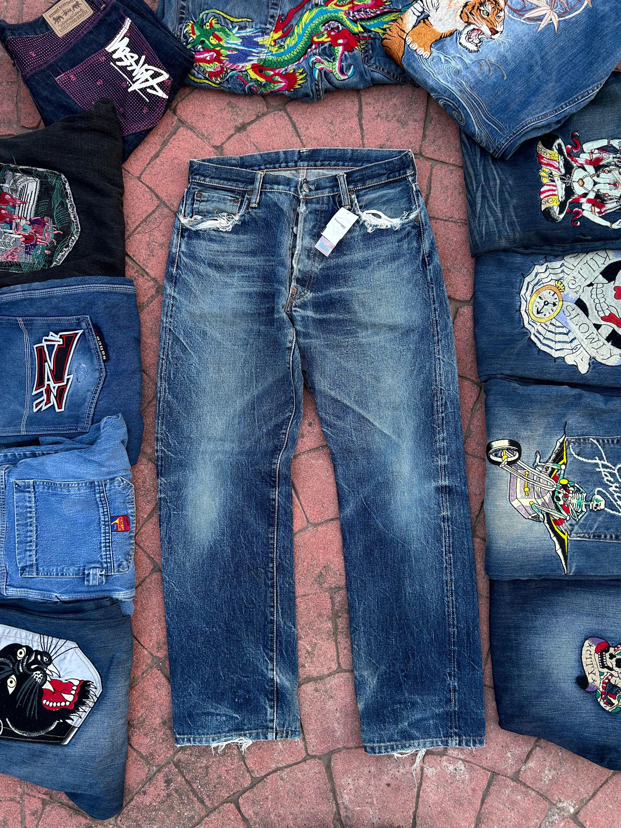 Evisu 90s Evisu Selvedge Jeans Size US 35 - 2 Thumbnail