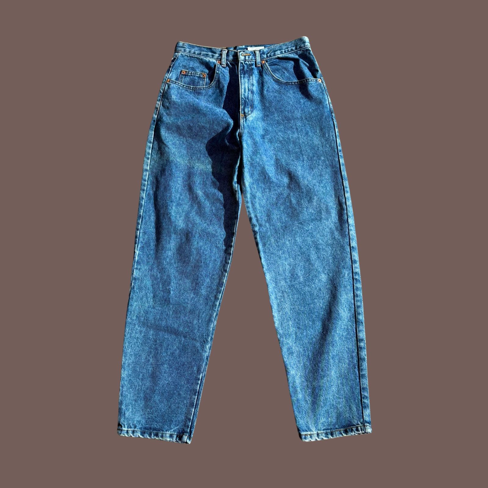 Vintage VTG Mom Jeans | Match Blue Denim | 90s Classic Size 34" / US 12 / IT 48 - 1 Thumbnail