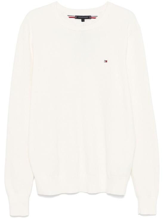 Tommy Hilfiger TOMMY HILFIGER Men Sweater MW0MW36347 ZOO White Size US S / EU 44-46 / 1 - 1 Thumbnail