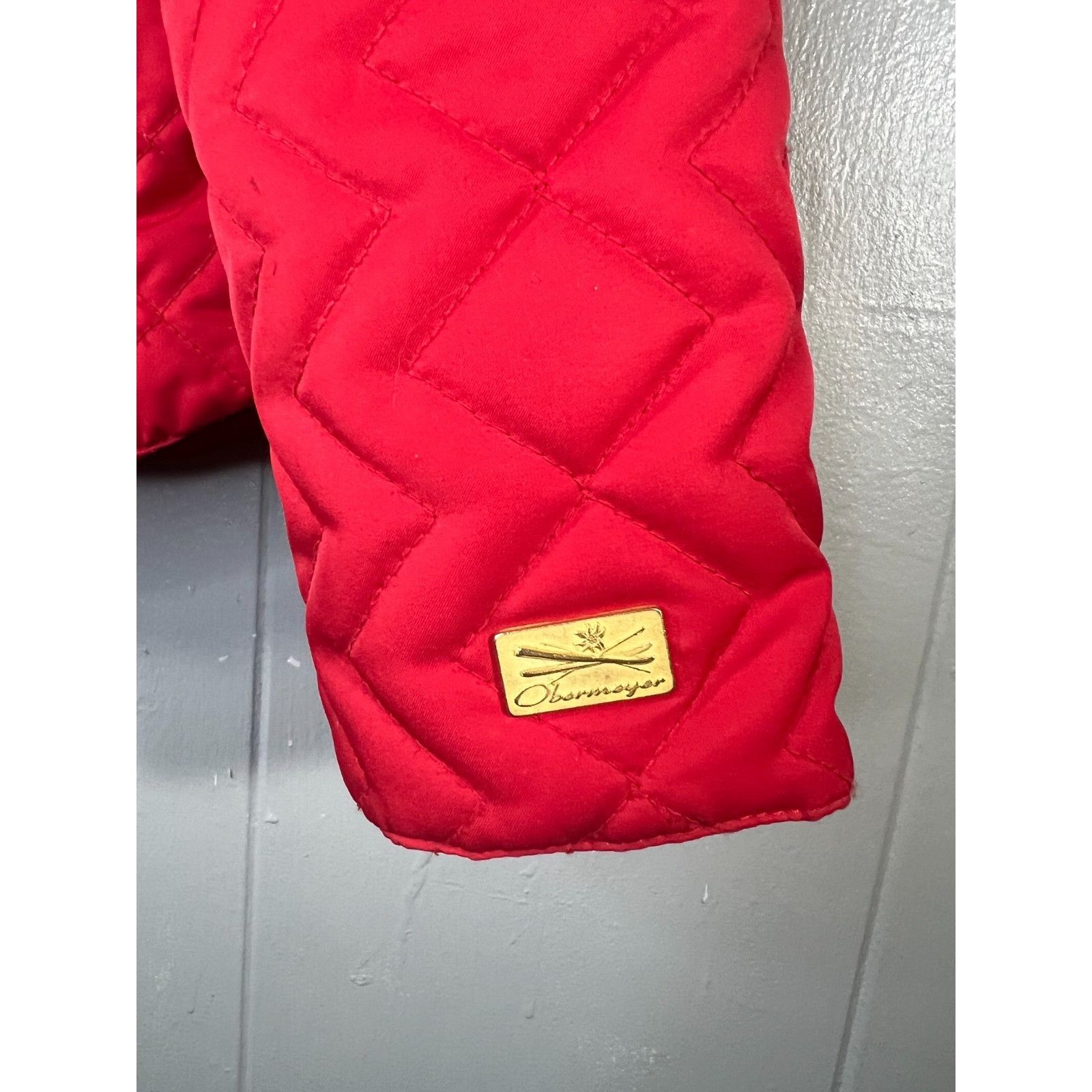 Obermeyer Obermeyer Women's Zermatt Red Quilted Winter Insulated Ski J Size S / US 4 / IT 40 - 8 Thumbnail