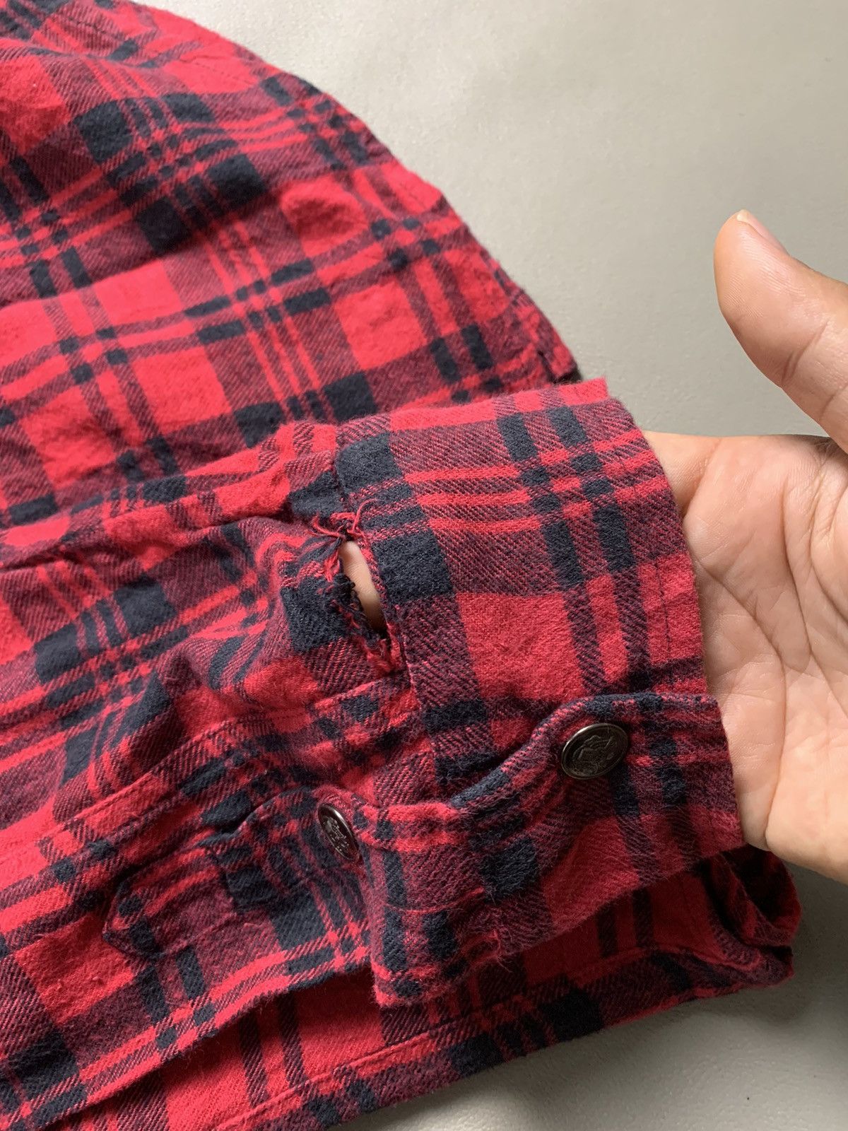 In The Attic × Japanese Brand × Vintage vintage in the attic home flannel button ups zipper hoodie Size US L / EU 52-54 / 3 - 13 Thumbnail