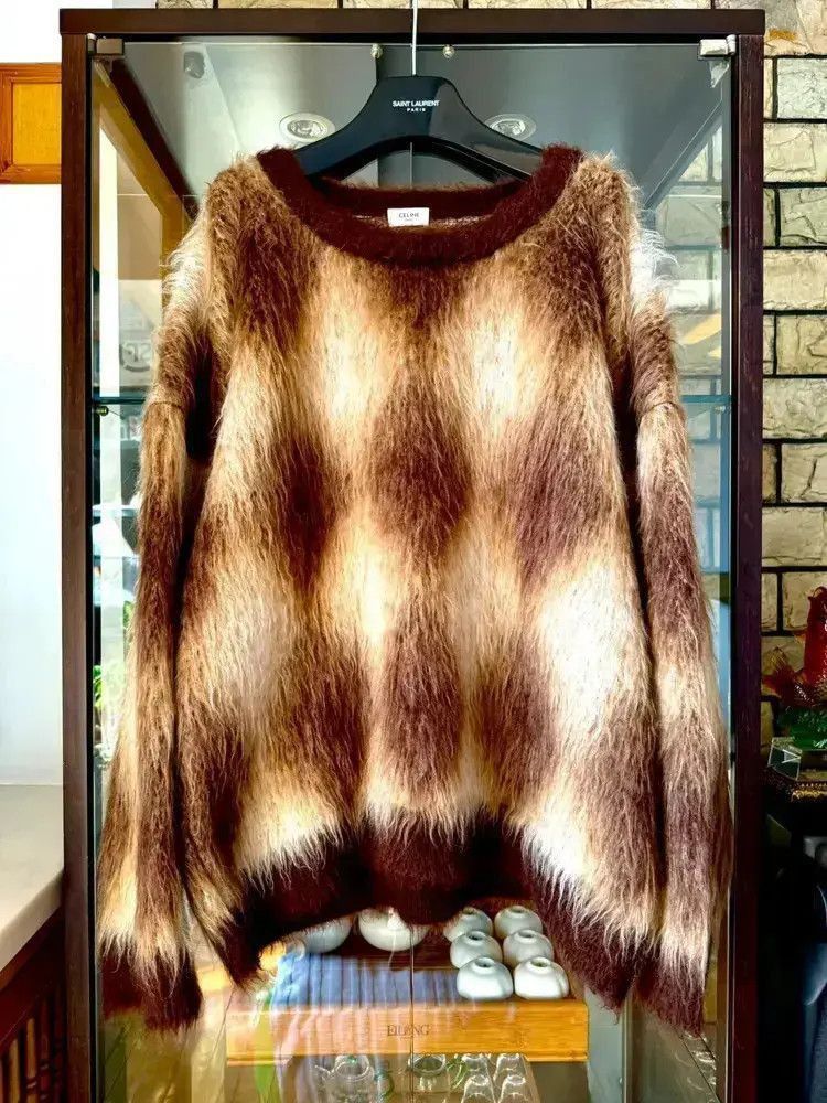 Celine Celine 22AW Mohair Knitwear Sweater-2507 Size US XL / EU 56 / 4 - 1 Thumbnail
