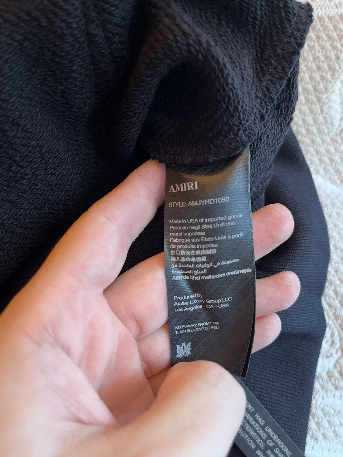 Amiri Amiri hoodie Size US L / EU 52-54 / 3 - 6 Thumbnail