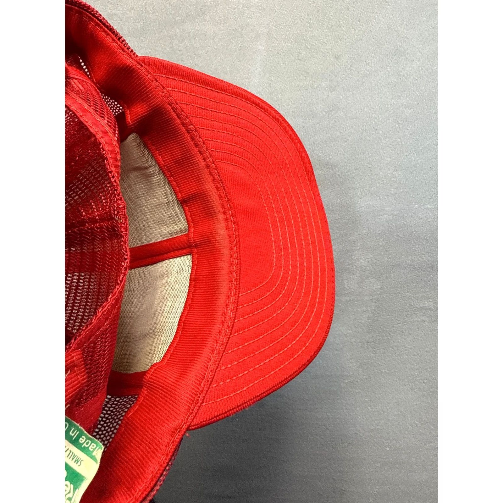 Vintage Vintage Reynolds Cap Red Trucker Snapback USA made Sedneth 201 Size ONE SIZE - 7 Thumbnail