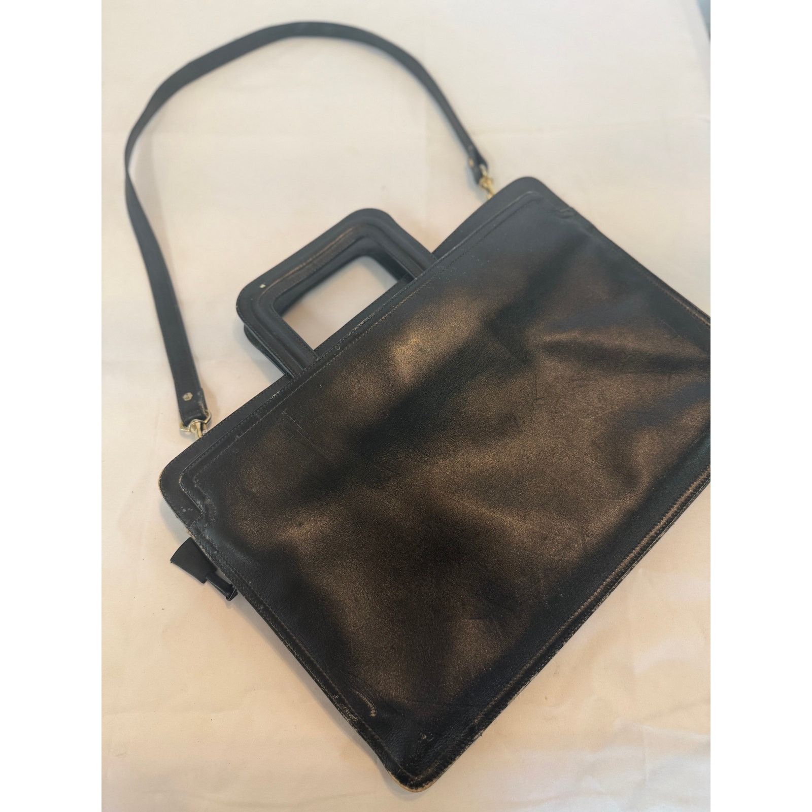 & Other Stories Black Leather Briefcase Size ONE SIZE - 2 Thumbnail