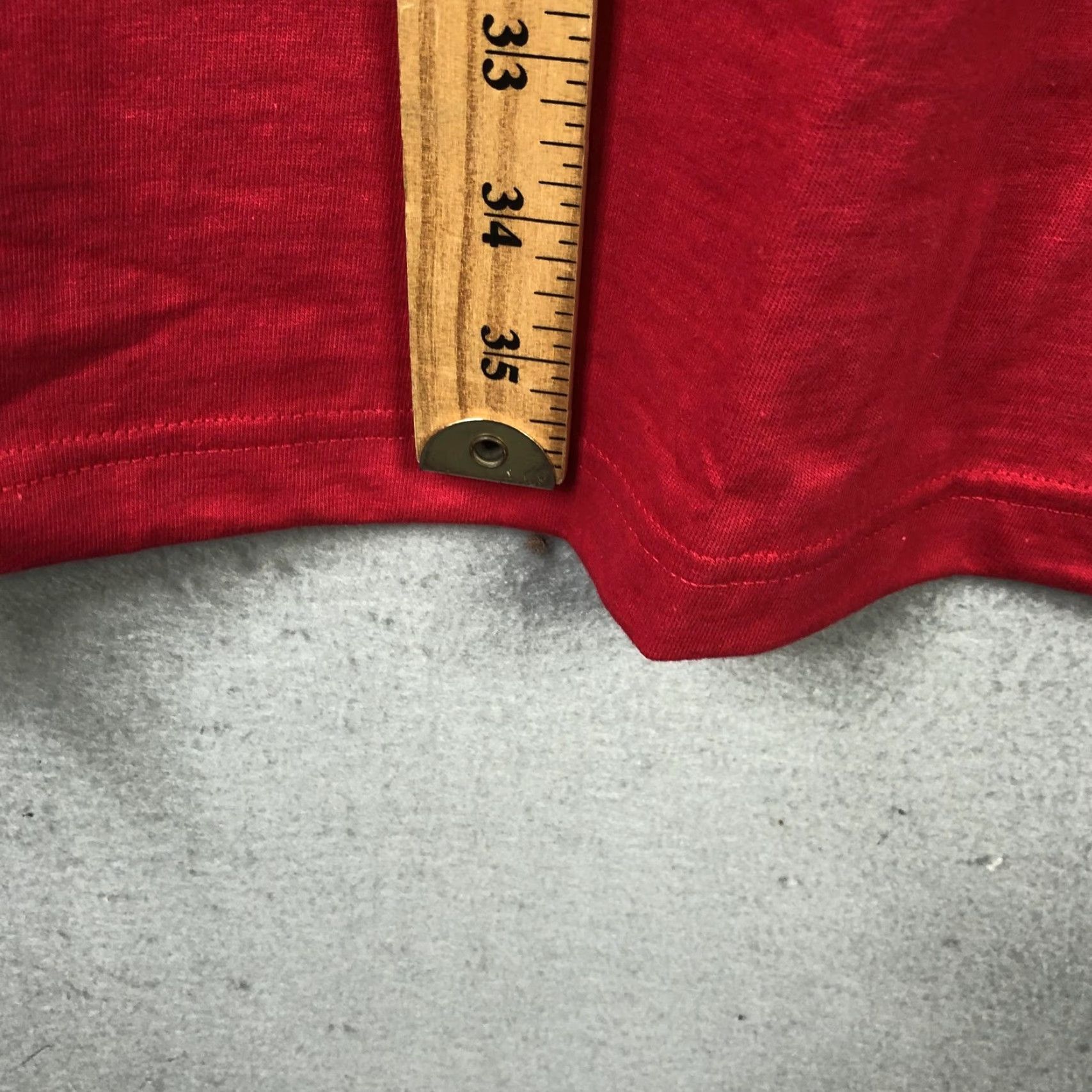 Hanes VINTAGE Hanes Shirt Mens 4XLT Red Beefy-T Tall Tee Solid Oversized Cotton Crewneck Size US XXL / EU 58 / 5 - 4 Thumbnail
