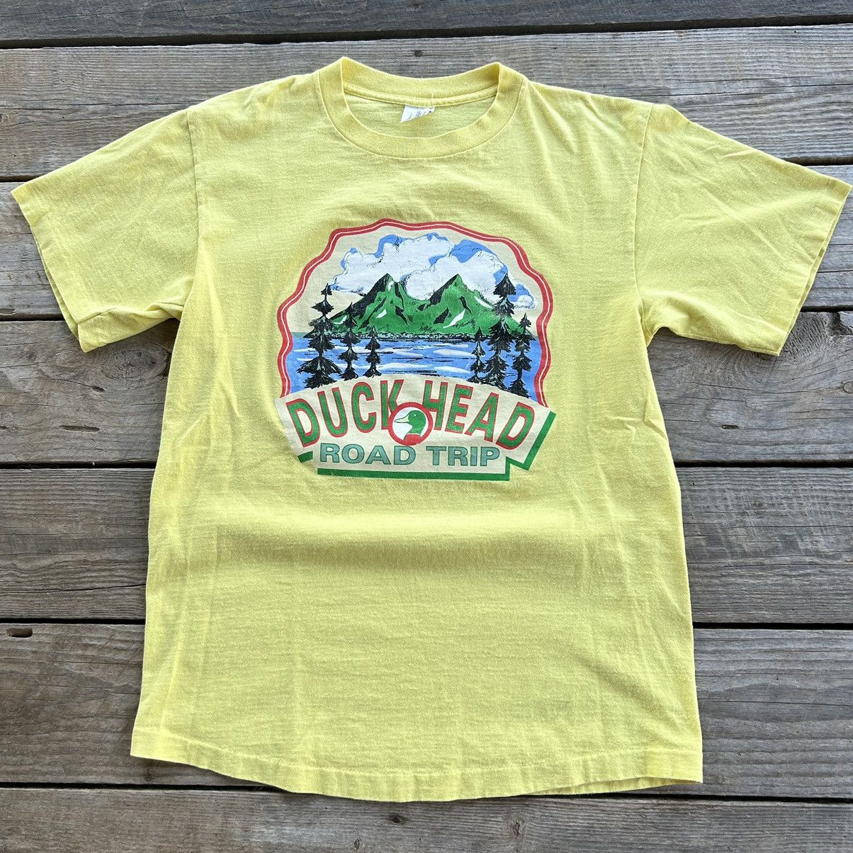 Duck Head Vintage 80s Duck Head T Shirt Nature Road Trip Outdoors Size US M / EU 48-50 / 2 - 1 Thumbnail
