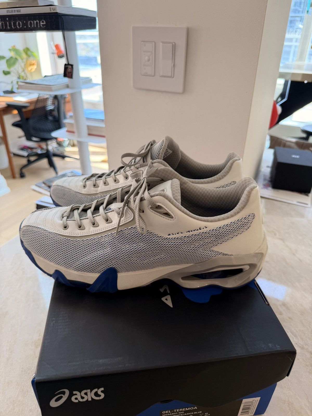 Asics × Kiko Kostadinov ASICS NOVALIS GEL-TEREMOA White/Blue (11) Size US 11 / EU 44 - 6 Thumbnail