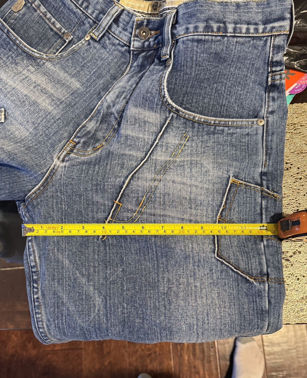 Pepe Jeans × Vintage UK 73 Blue London UK Denim Y2K Hip Hop Baggy 32x33 Wide Leg Size US 32 / EU 48 - 11 Thumbnail