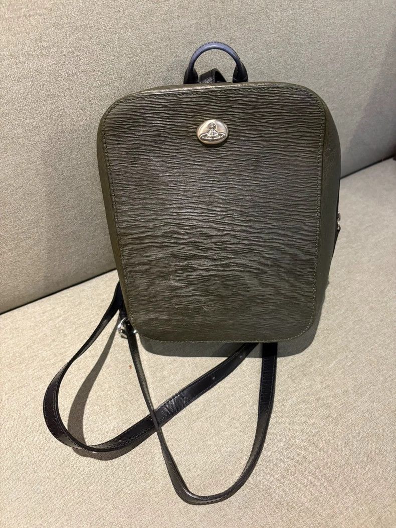 Vivienne Westwood Vivienne Westwood size os Green Saturn backpack Size ONE SIZE - 1 Thumbnail