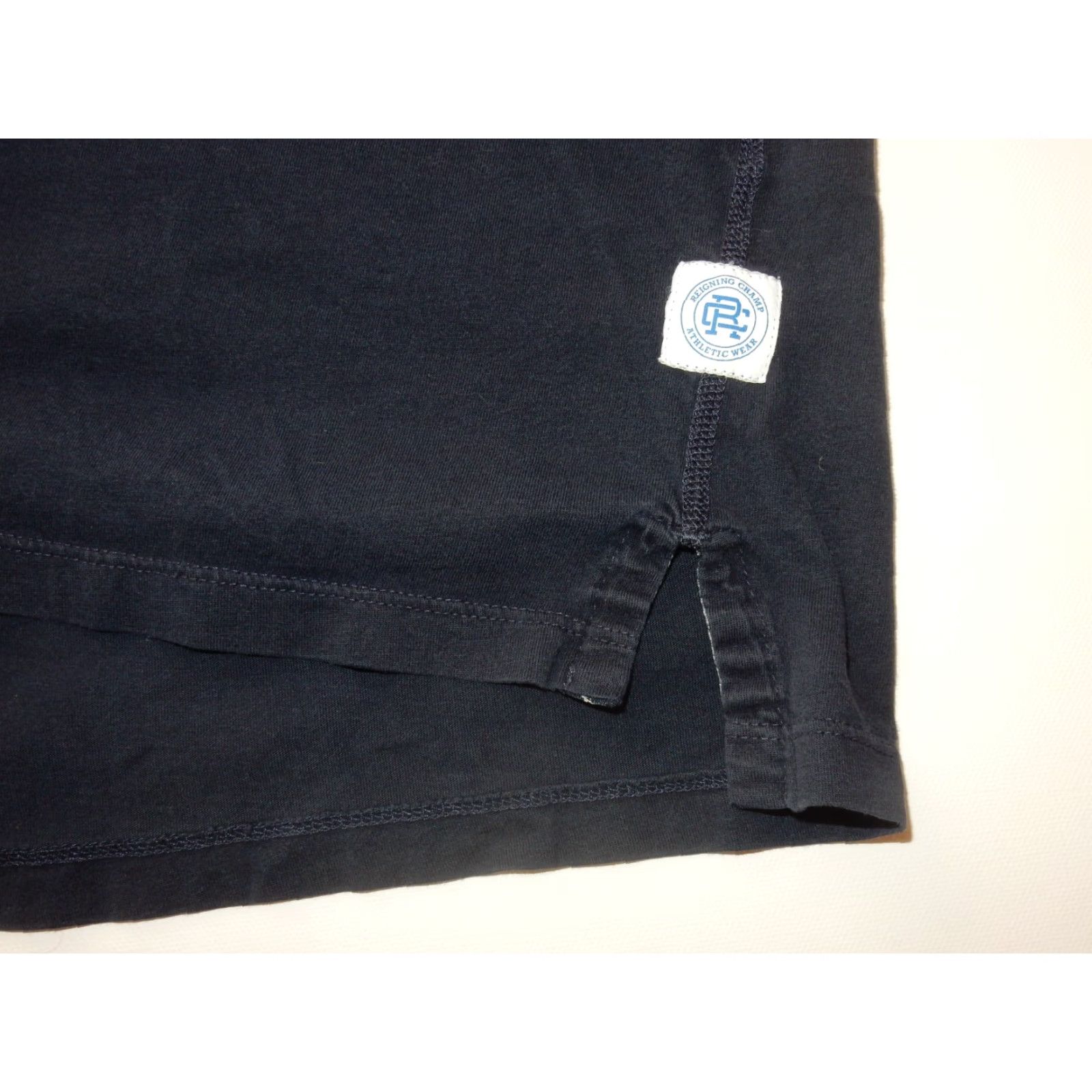 Reigning Champ Asics x Reigning Champ Men's T-Shirt Size M Blue Cotton Short Sleeve Hole on Back Size US M / EU 48-50 / 2 - 2 Thumbnail