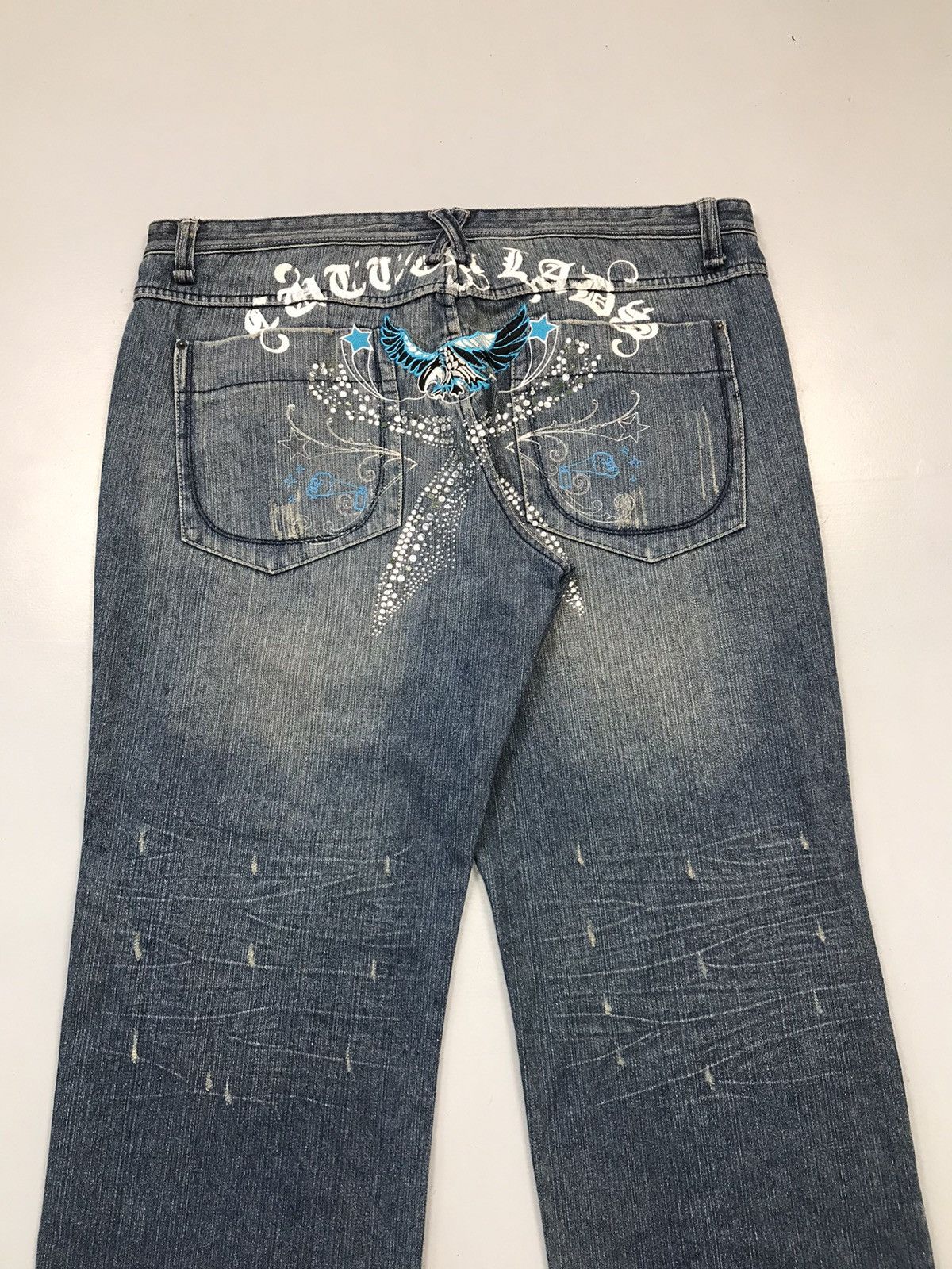 Southpole Vintage Artful dodger embroidered denim Size US 44 / EU 60 - 11 Thumbnail