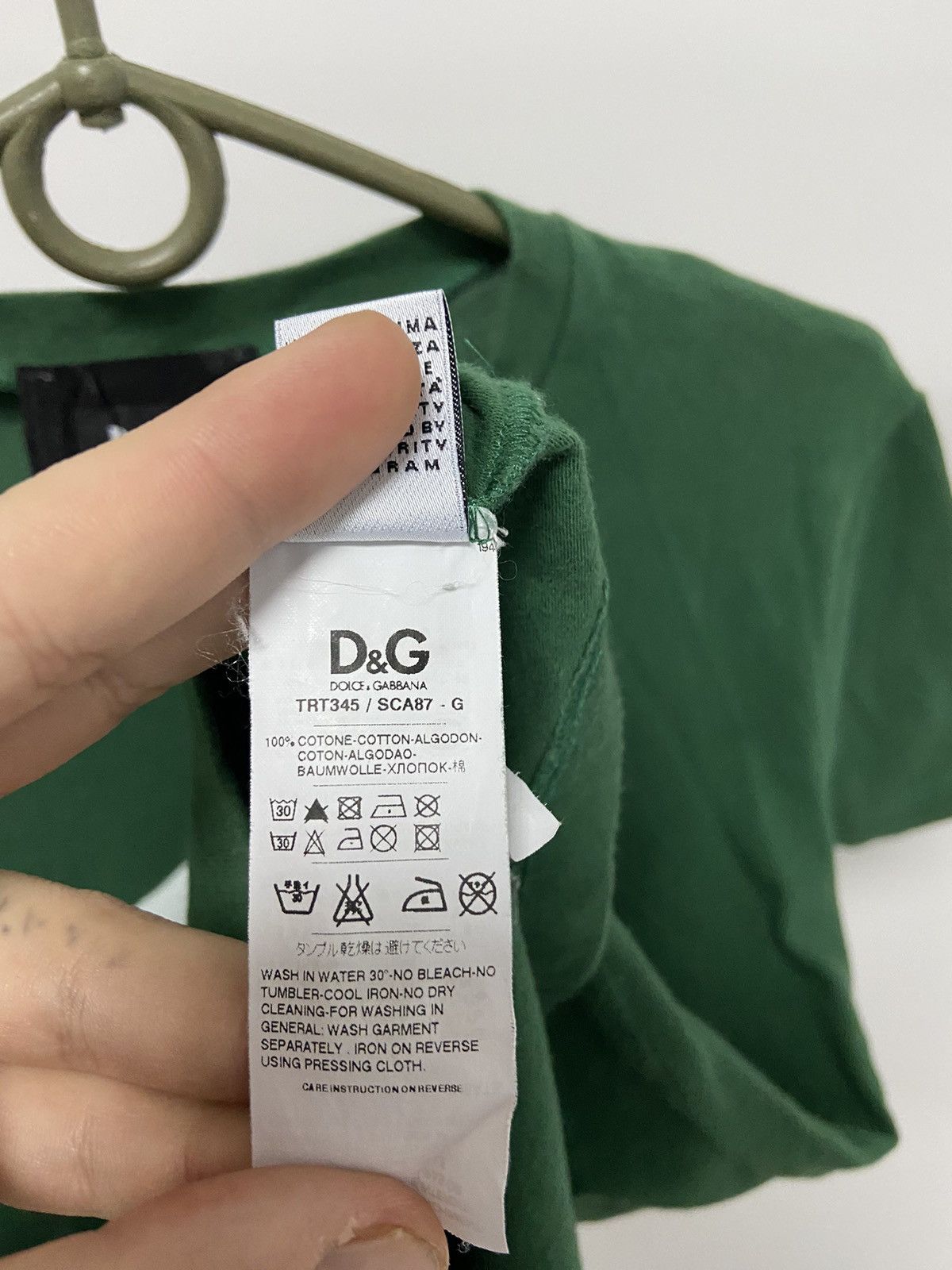 Dolce & Gabbana × Vintage Dolce & Gabbana Vintage T Shirt Big Logo Let Them Spy Luxury Size US S / EU 44-46 / 1 - 8 Thumbnail