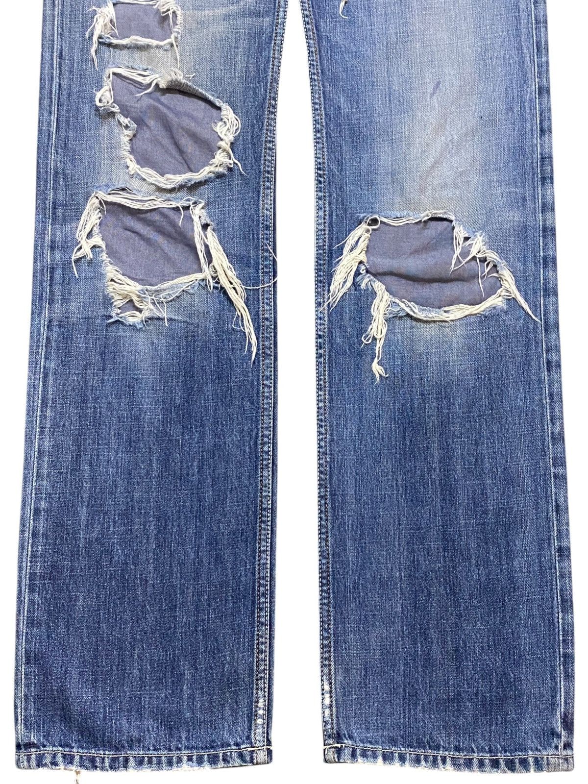 Diesel Black Gold Vintage Diesel Jeans Safado Full Button Distressed Rock Size US 32 / EU 48 - 5 Thumbnail
