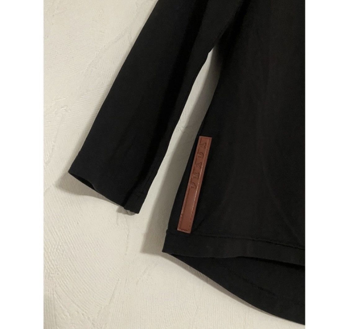 Prada Prada luxury archive turtleneck rare blouses red tab Size S / US 4 / IT 40 - 5 Thumbnail