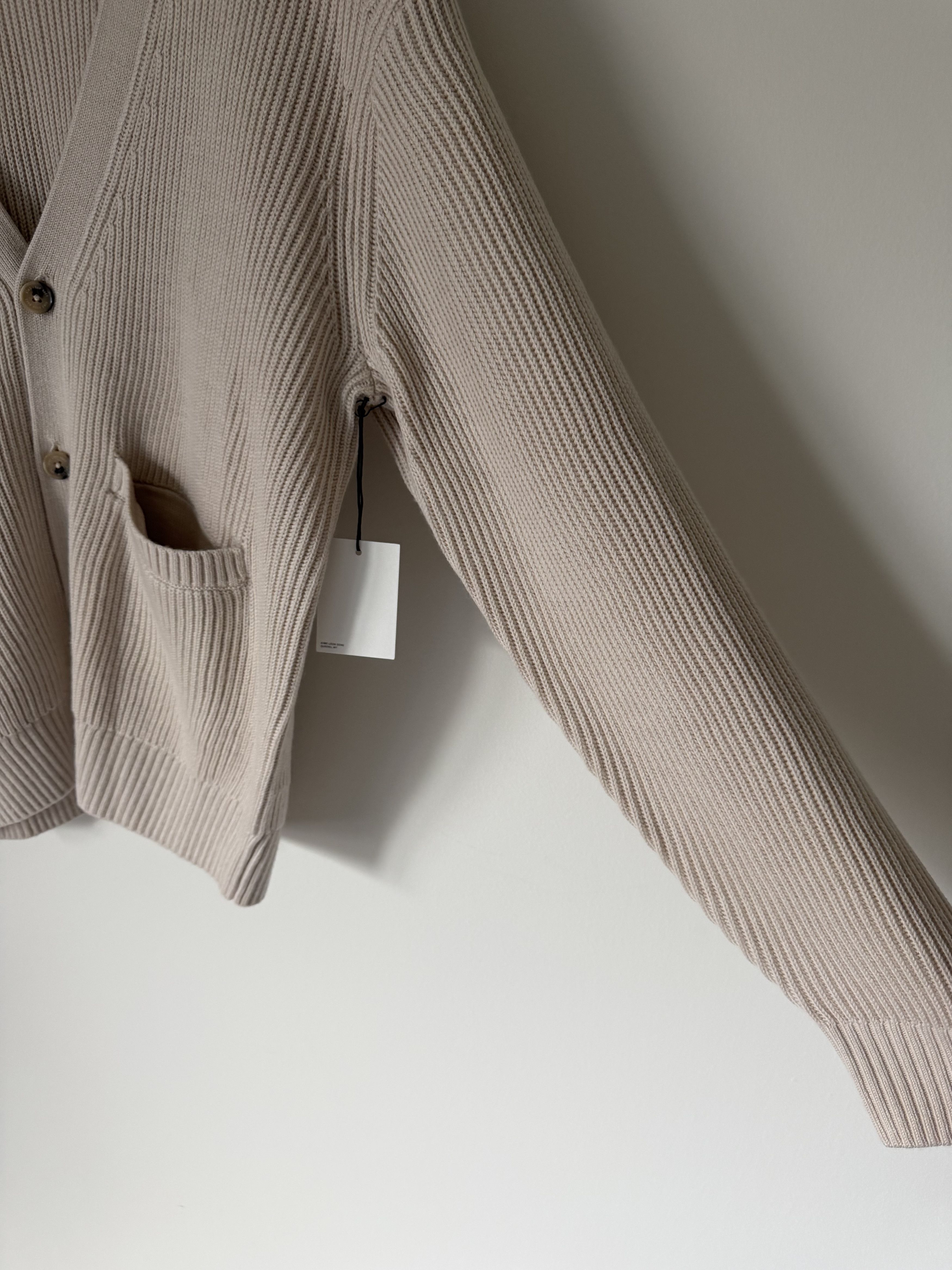 Aime Leon Dore Aime Leon Dore Waffle Knit Cardigan in Oatmeal Size US M / EU 48-50 / 2 - 4 Thumbnail