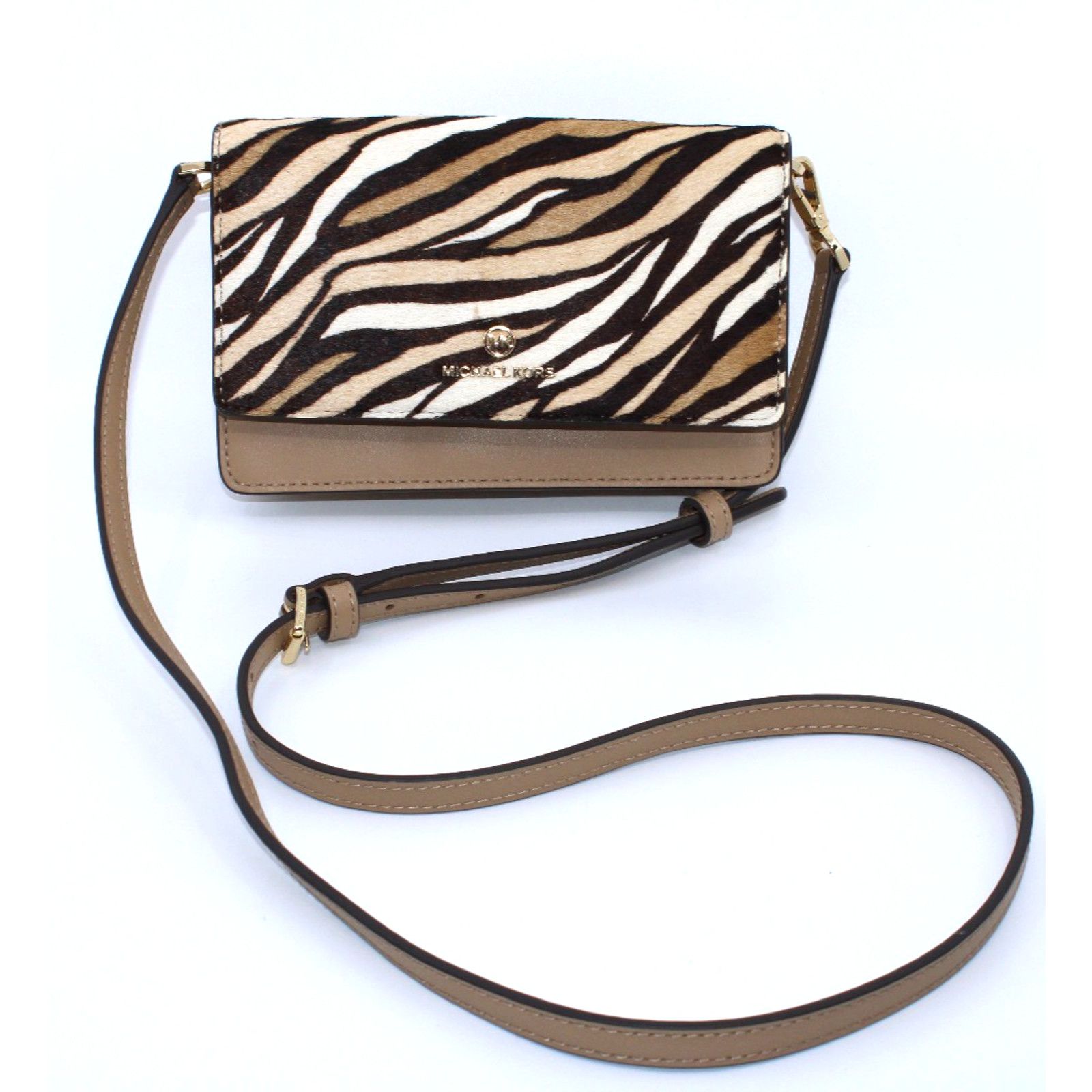 Michael Kors MICHAEL KORS Jet Set Charm Logo Crossbody Leather Flap Bag Size ONE SIZE - 1 Thumbnail