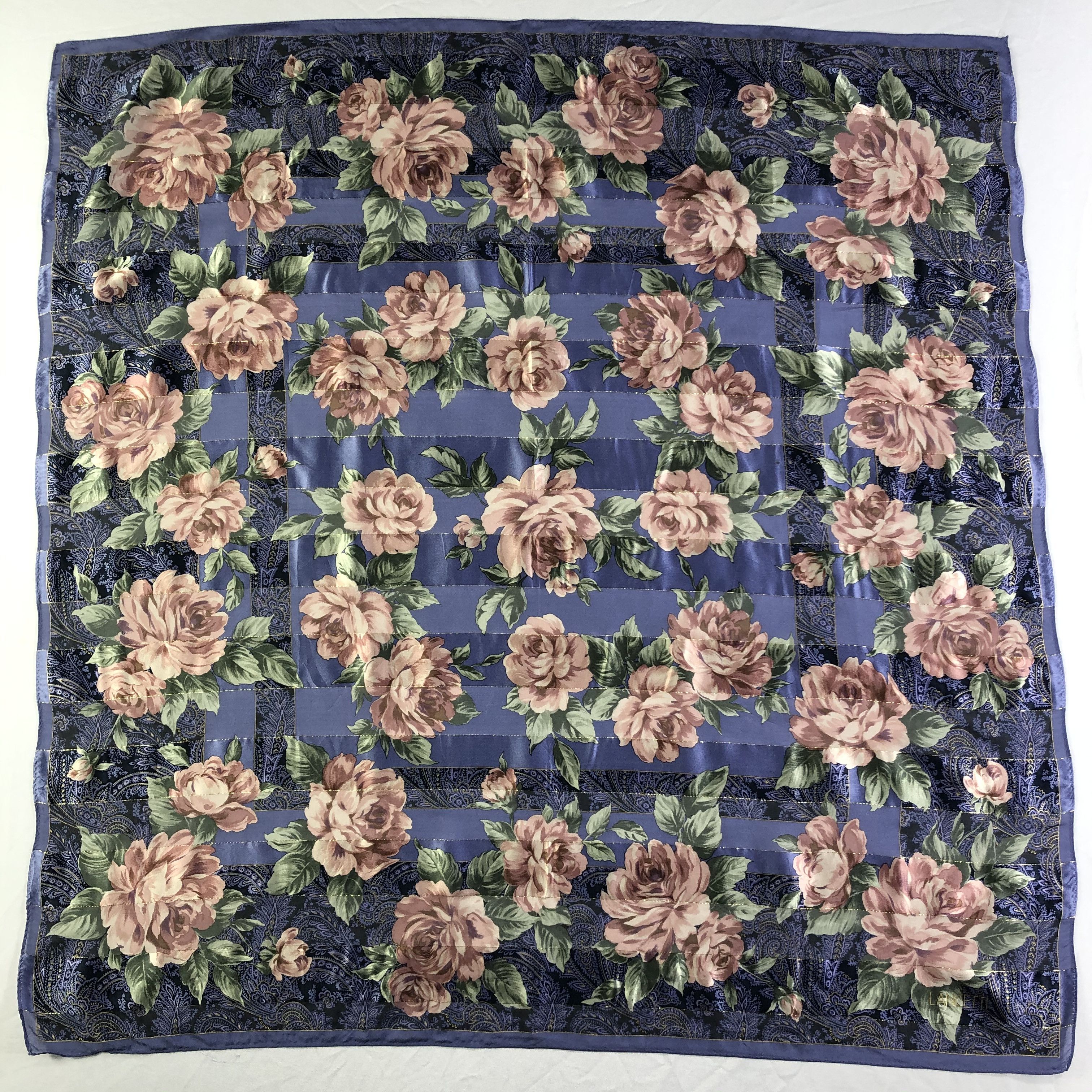Lui di Lancetti × Vintage Vintage Lui De Lancetti Silk Scarf Size ONE SIZE - 2 Thumbnail