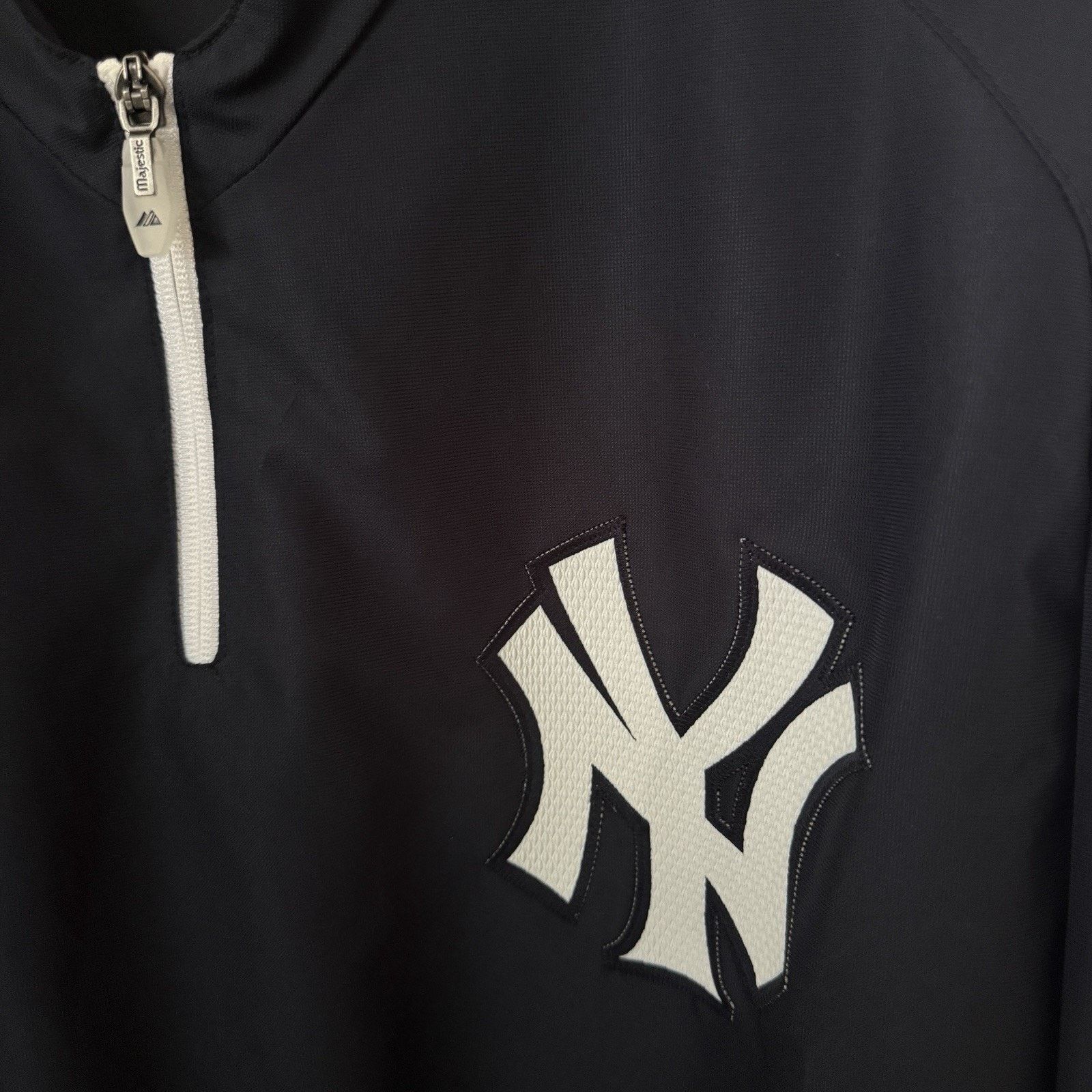 Majestic Majestic NY Yankees Cool Base Windbreaker On Field Jacket Size ONE SIZE - 5 Thumbnail