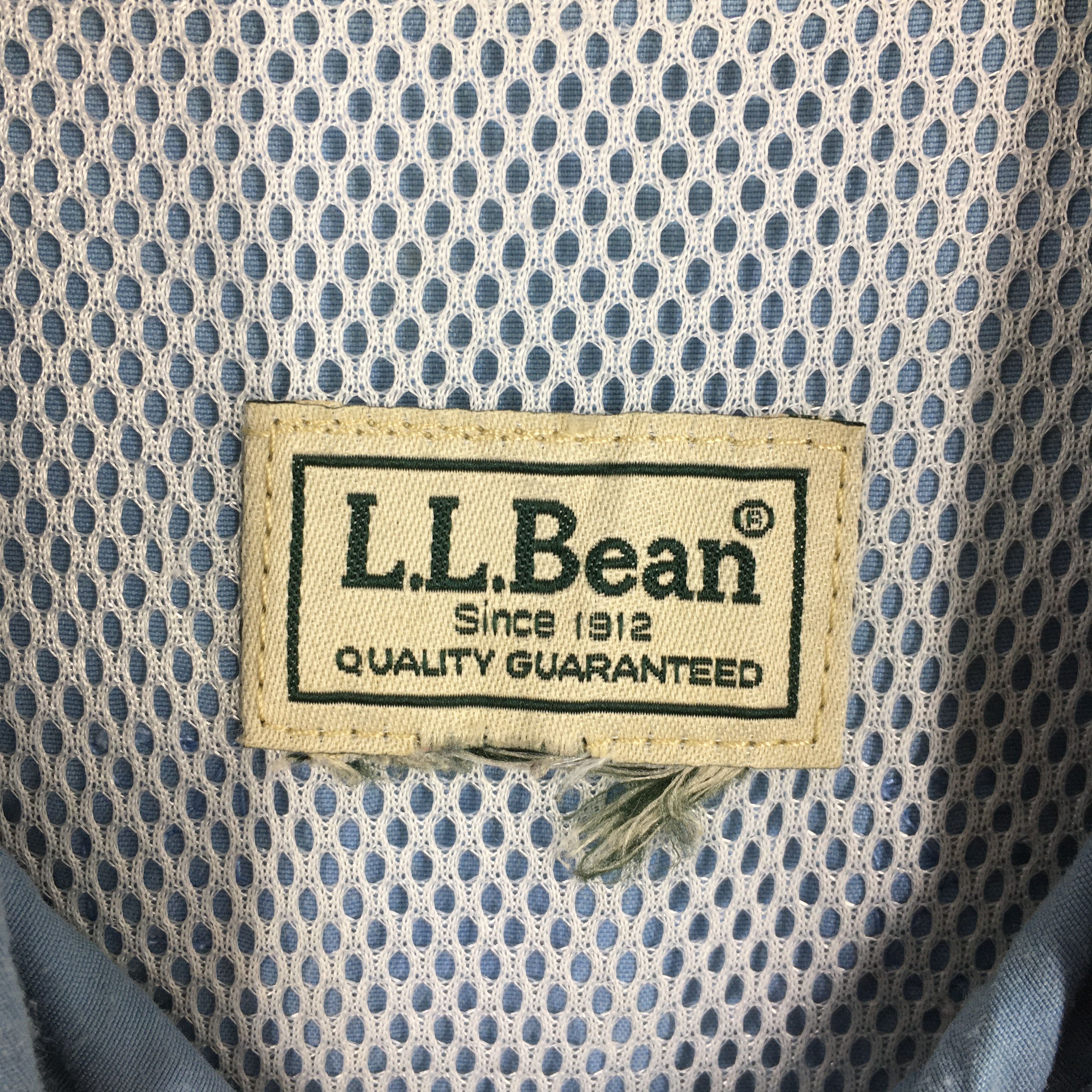 L.L. Bean × Vintage Vintage LL Bean Flannel Blue Plain Shirt XLarge Size US XL / EU 56 / 4 - 5 Thumbnail