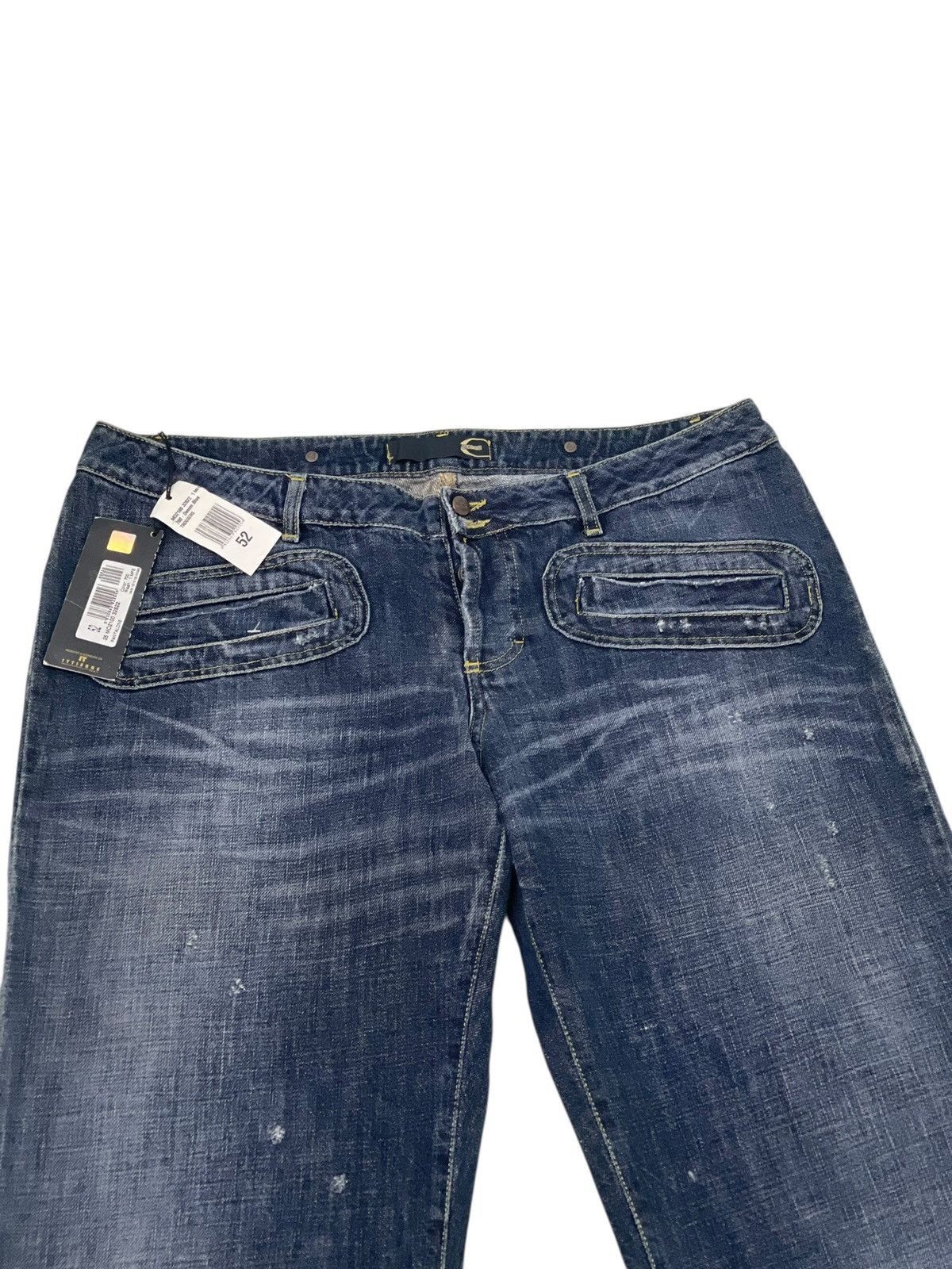 Roberto Cavalli Wide Jeans Just Cavalli Chrome Heart Dior Erd cdg Amiri 2🟦9 Size US 35 - 6 Thumbnail