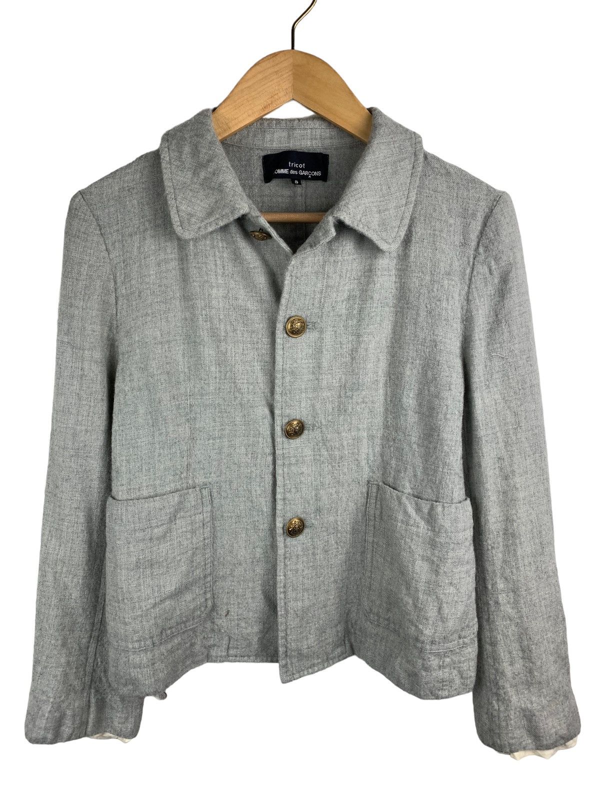 Comme des Garcons AD2011 Comme des Garcons Tricot Wool Blazer Size S / US 4 / IT 40 - 1 Thumbnail