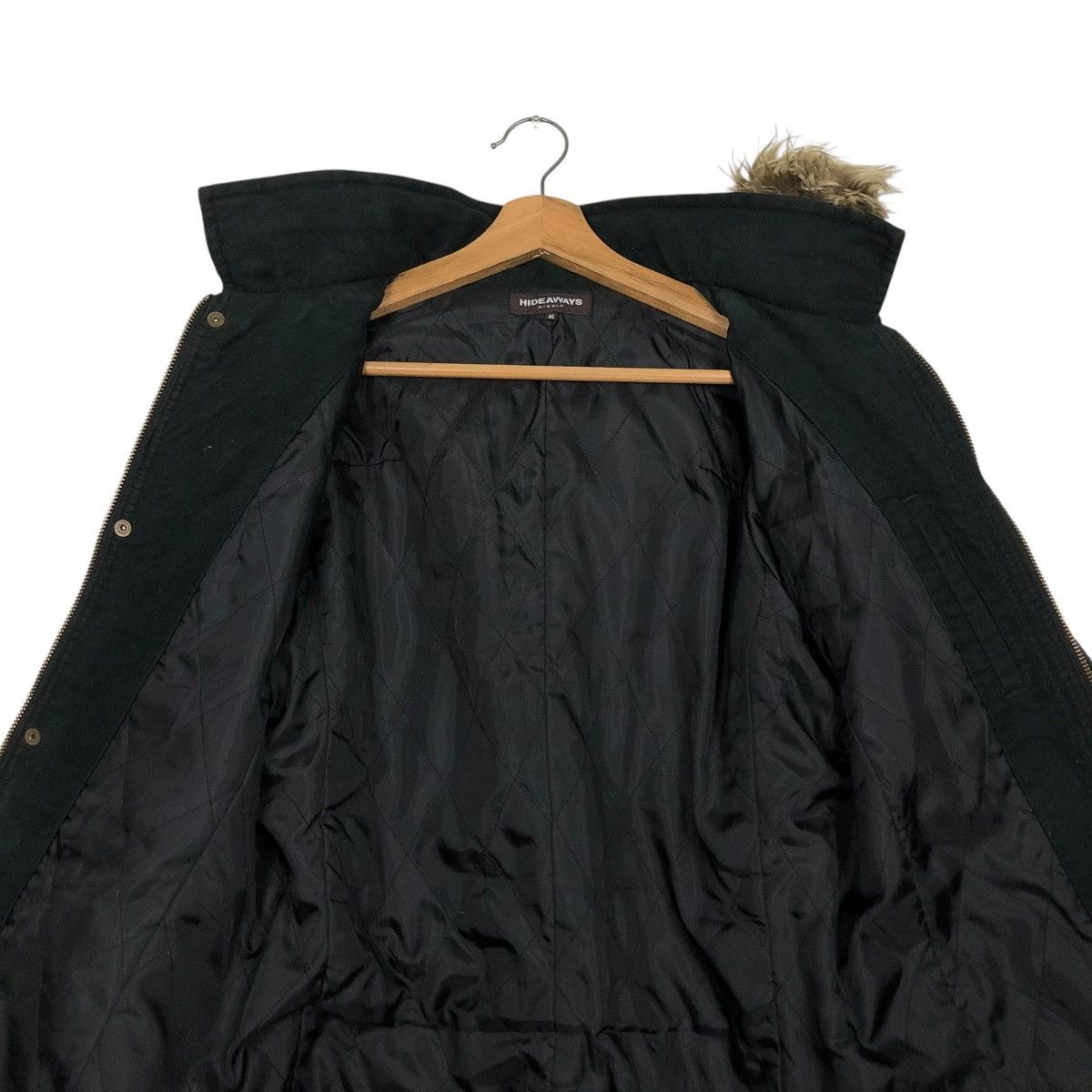 Issey Miyake 🔥VINTAGE BIKER JACKET HIDEAWAYS NICOLE MINK FUR HOODIE Size US M / EU 48-50 / 2 - 17 Thumbnail