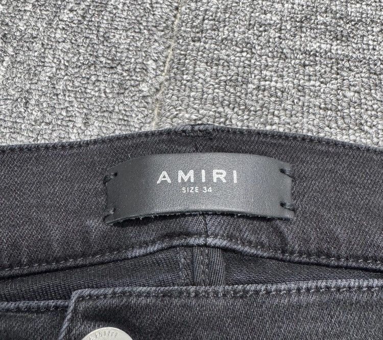 Amiri Amiri black splashed ink jeans 2412-Nextarrow Size US 34 / EU 50 - 4 Thumbnail