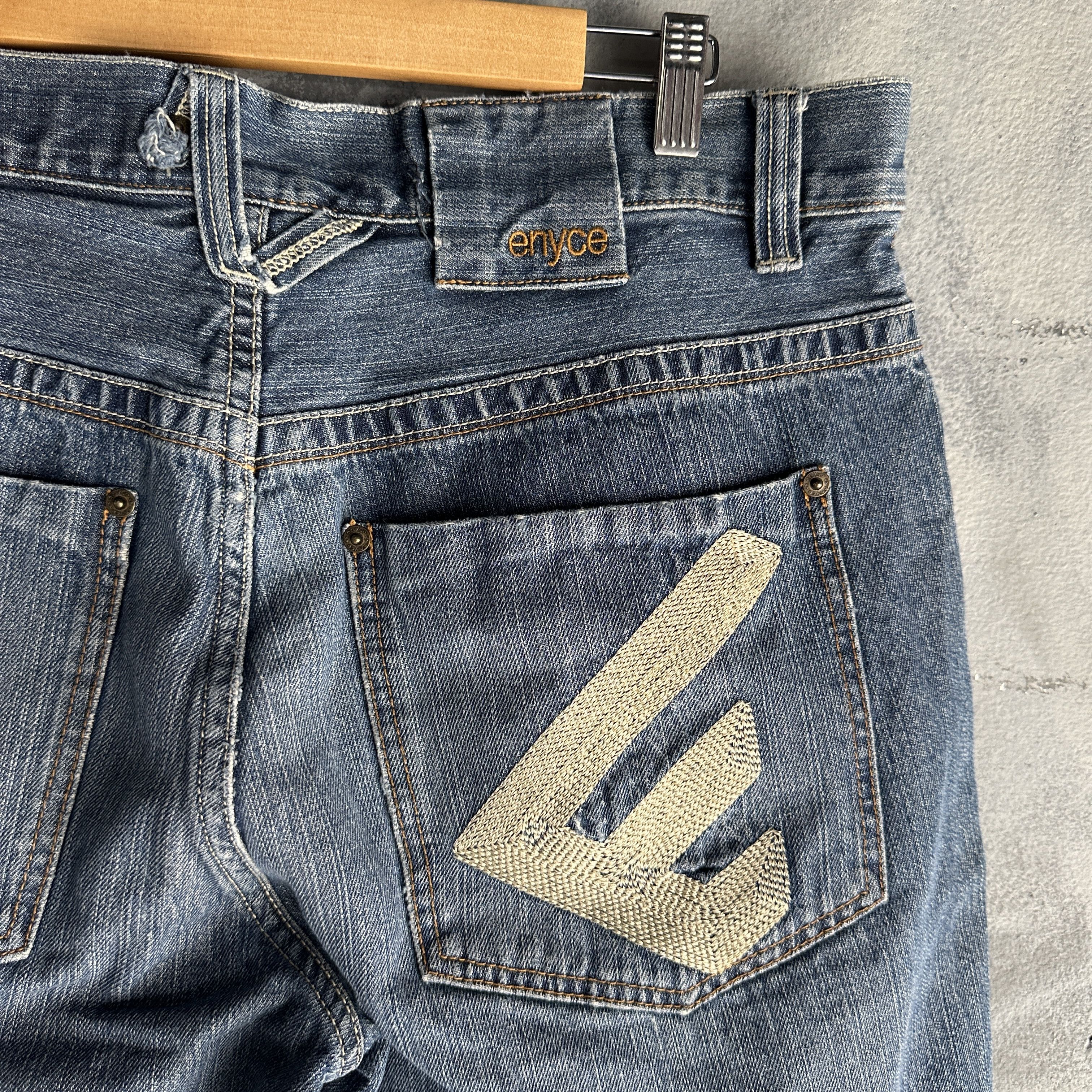 Enyce Vtg Y2K Enyce Baggy Jean Short Jorts Hip Hop Skater Grunge Size US 36 / EU 52 - 6 Thumbnail