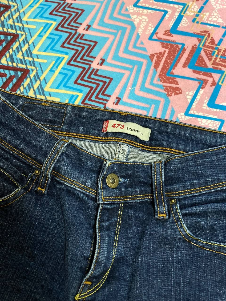 Levi's × Vintage Vintage Levis 473 Jeans Distressed Denim Levi's Jeans Size 30" / US 8 / IT 44 - 2 Thumbnail