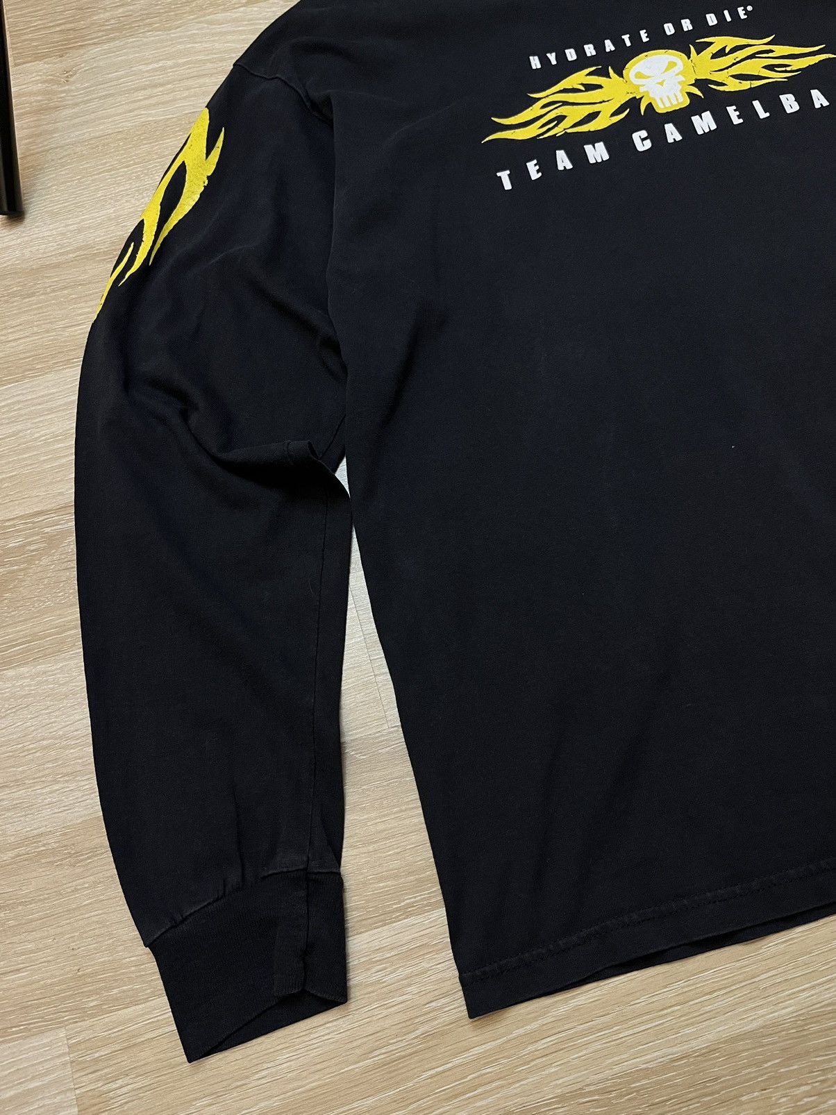 Oakley × Vintage Y2K Vintage Oakley Style Flame Long Sleeve Size US XL / EU 56 / 4 - 5 Thumbnail